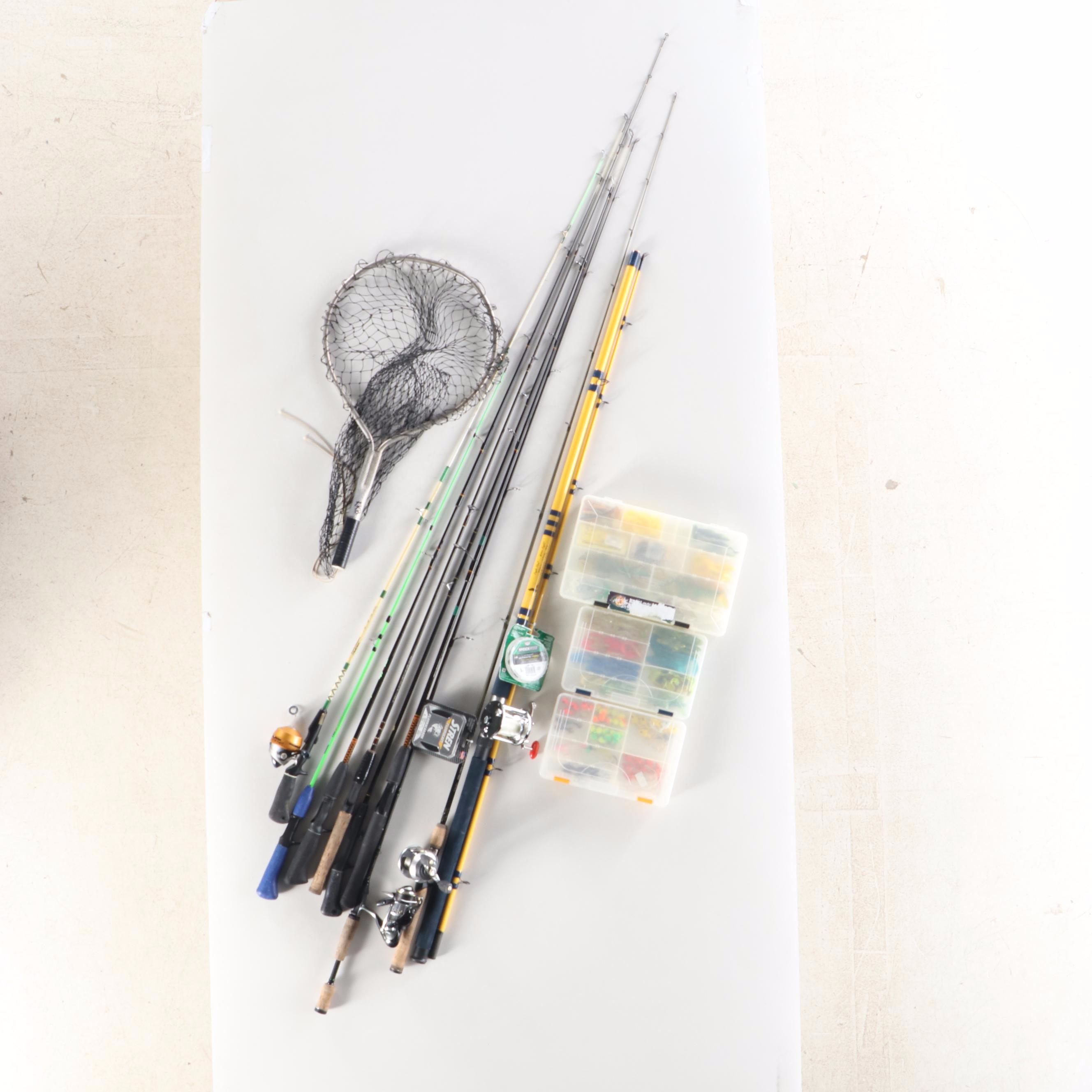 PENN Level Line, Okuma Stratus with Other Fishing Reels, Poles and More