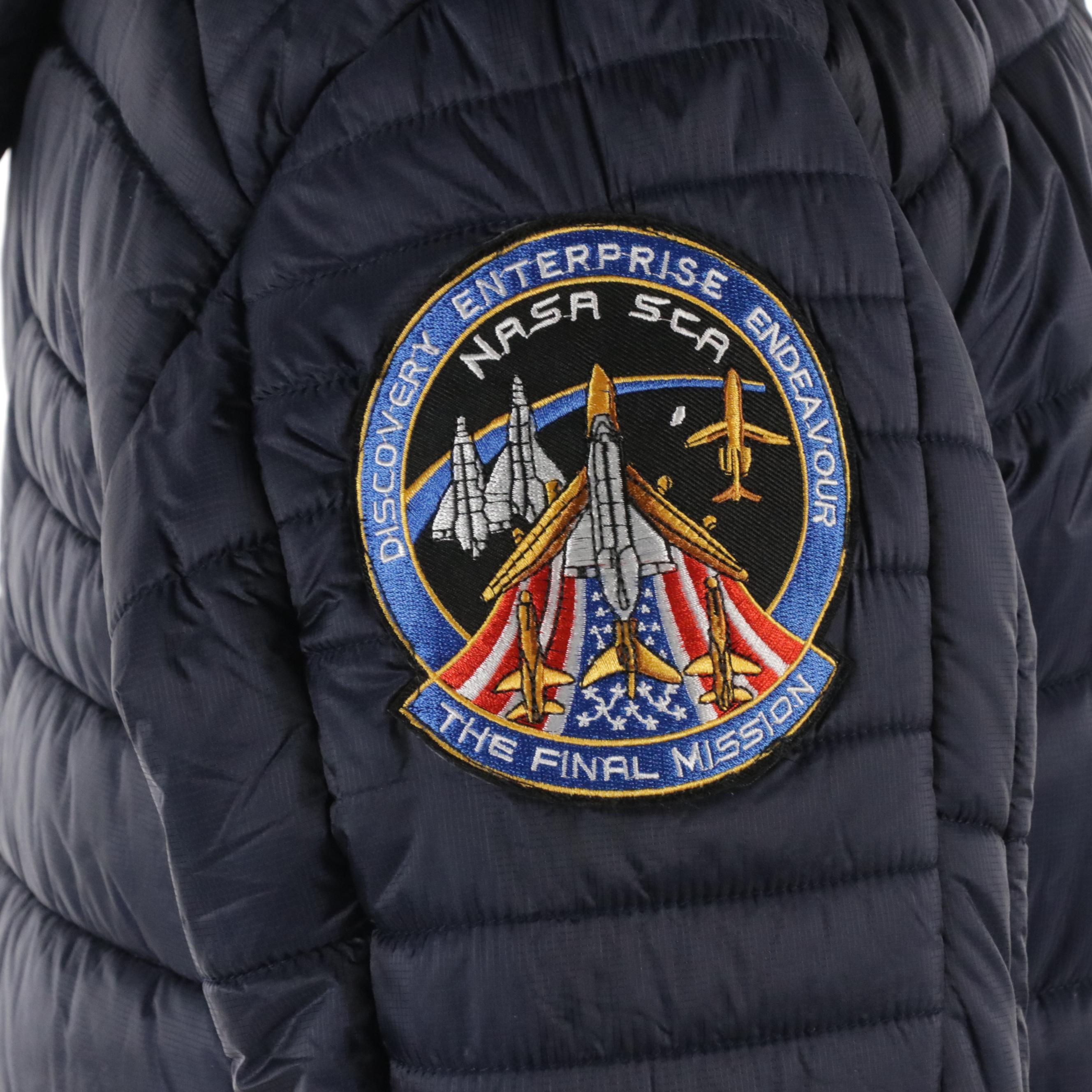 Men's Bogner Ski Jacket with Space Shuttle Aircraft Carrier Retirement Patch