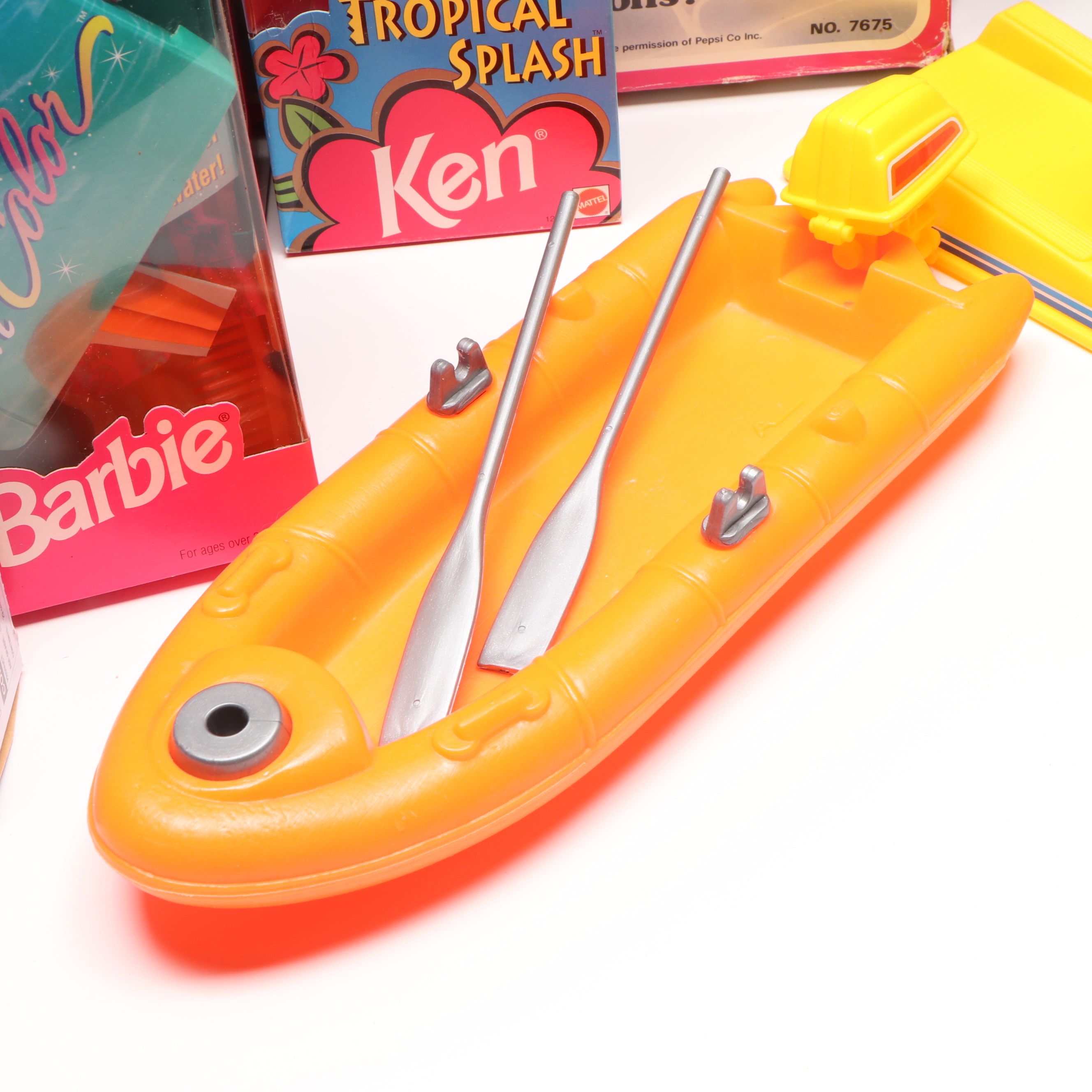 Barbie "Hawaiian Vacation" Doll Accessories with Barbie and Ken Dolls