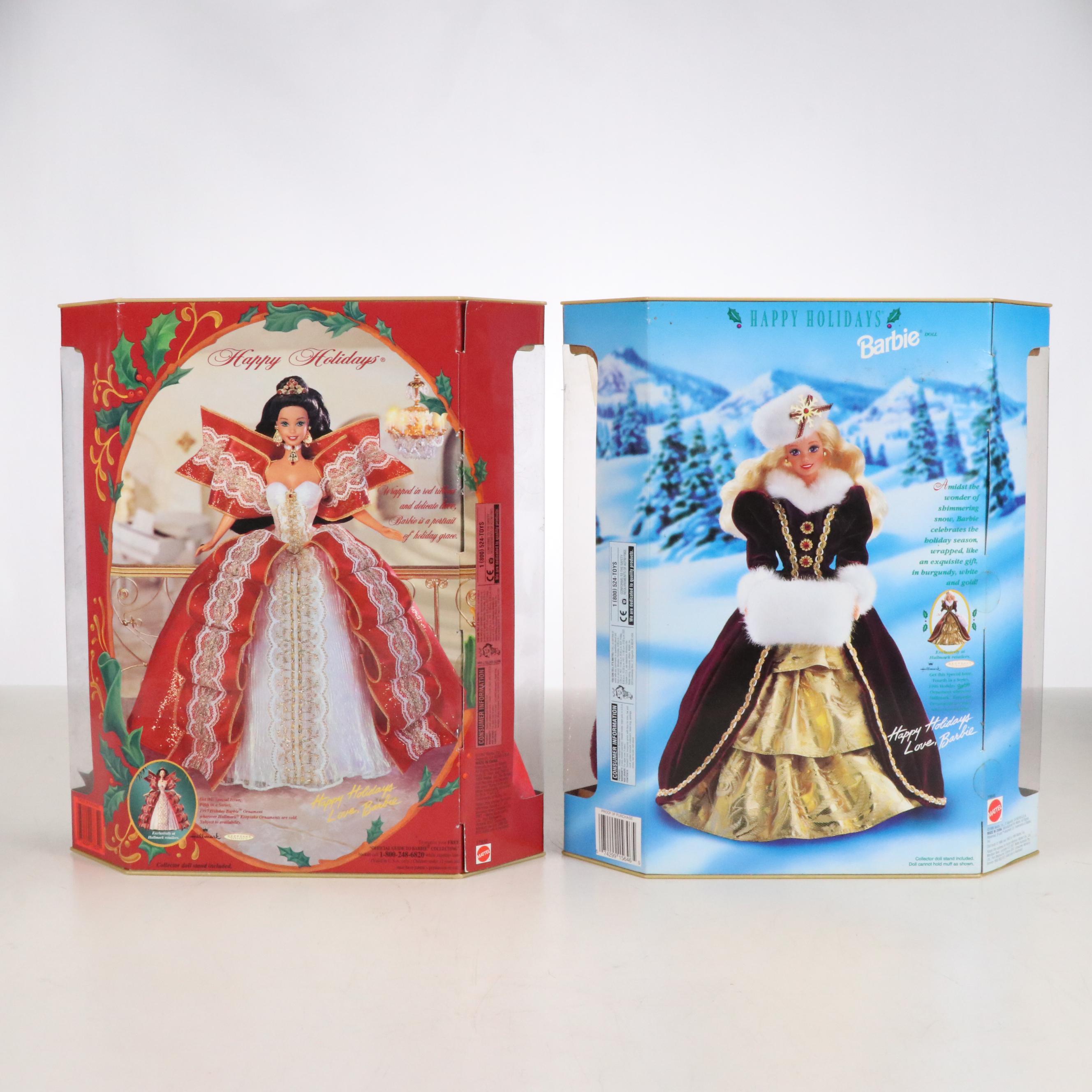 Barbie "Snow Sensation" and "Happy Holidays" Dolls