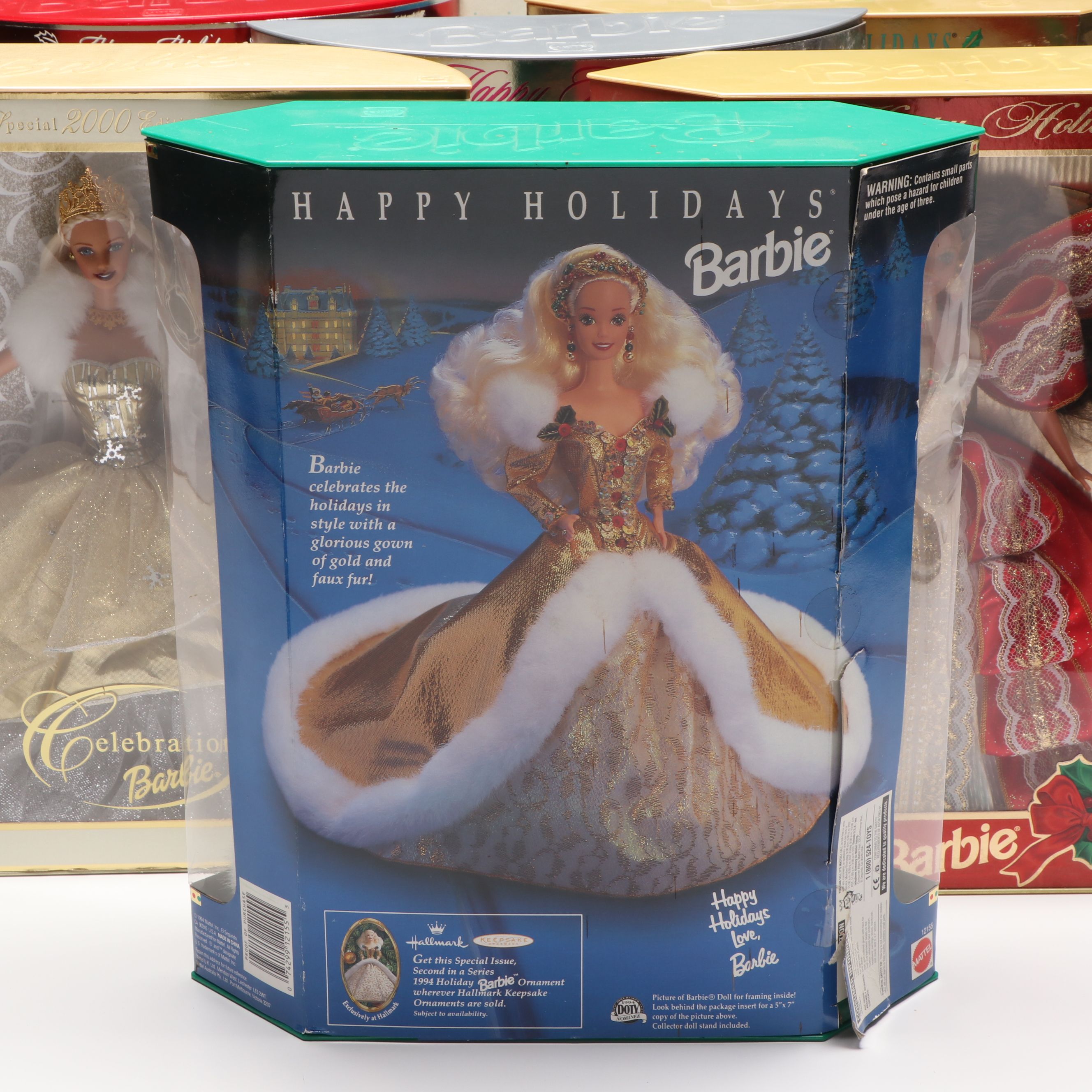 Special Edition "Celebration Barbie" and "Happy Holidays" Vintage Barbie Dolls