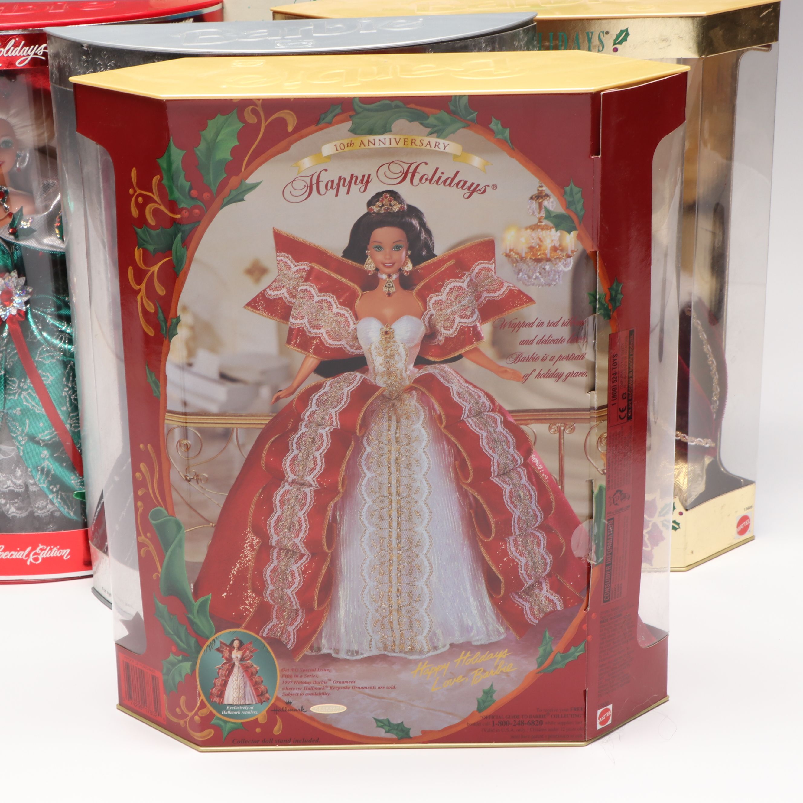 Special Edition "Celebration Barbie" and "Happy Holidays" Vintage Barbie Dolls