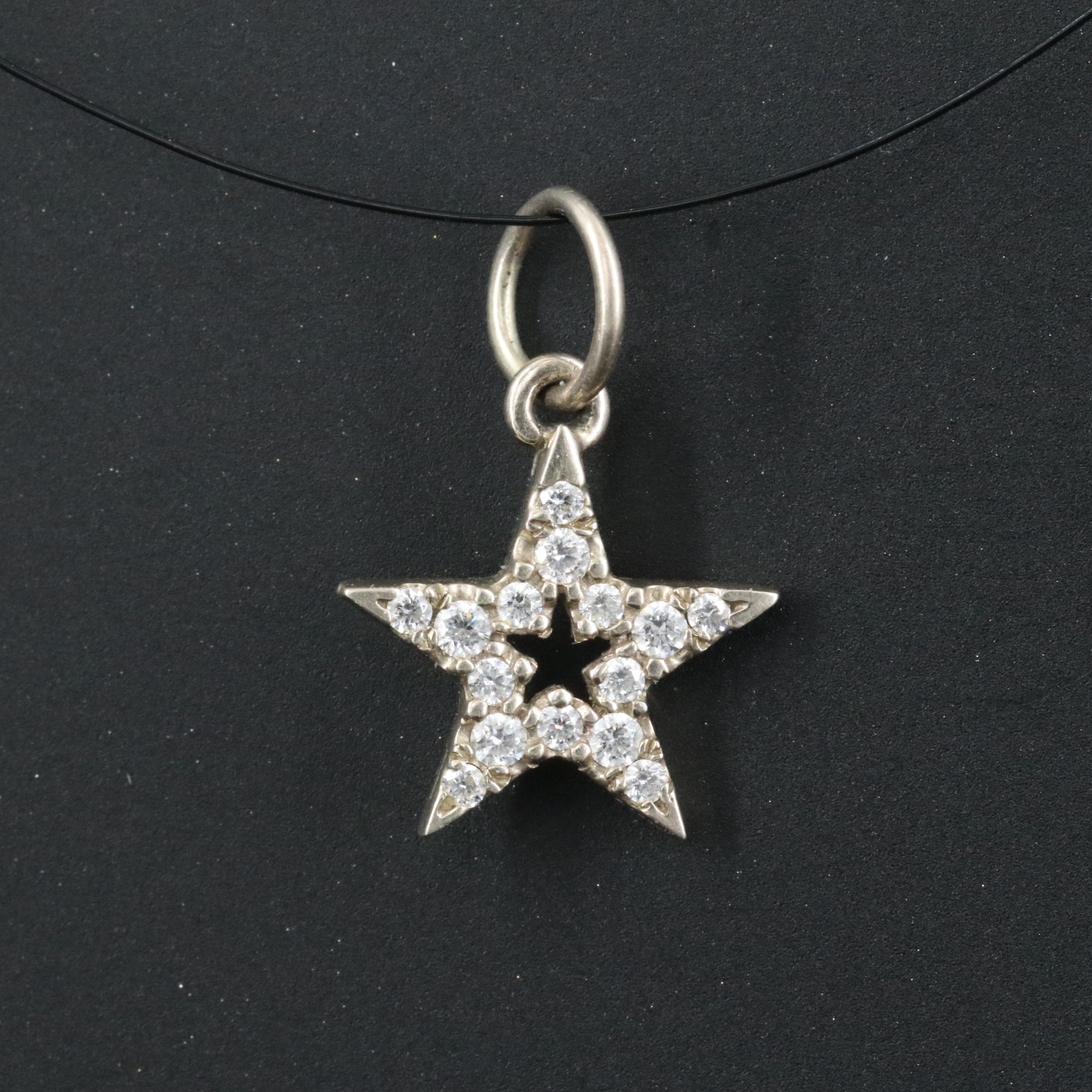 14K 0.14 CTW Diamond Star Pendant