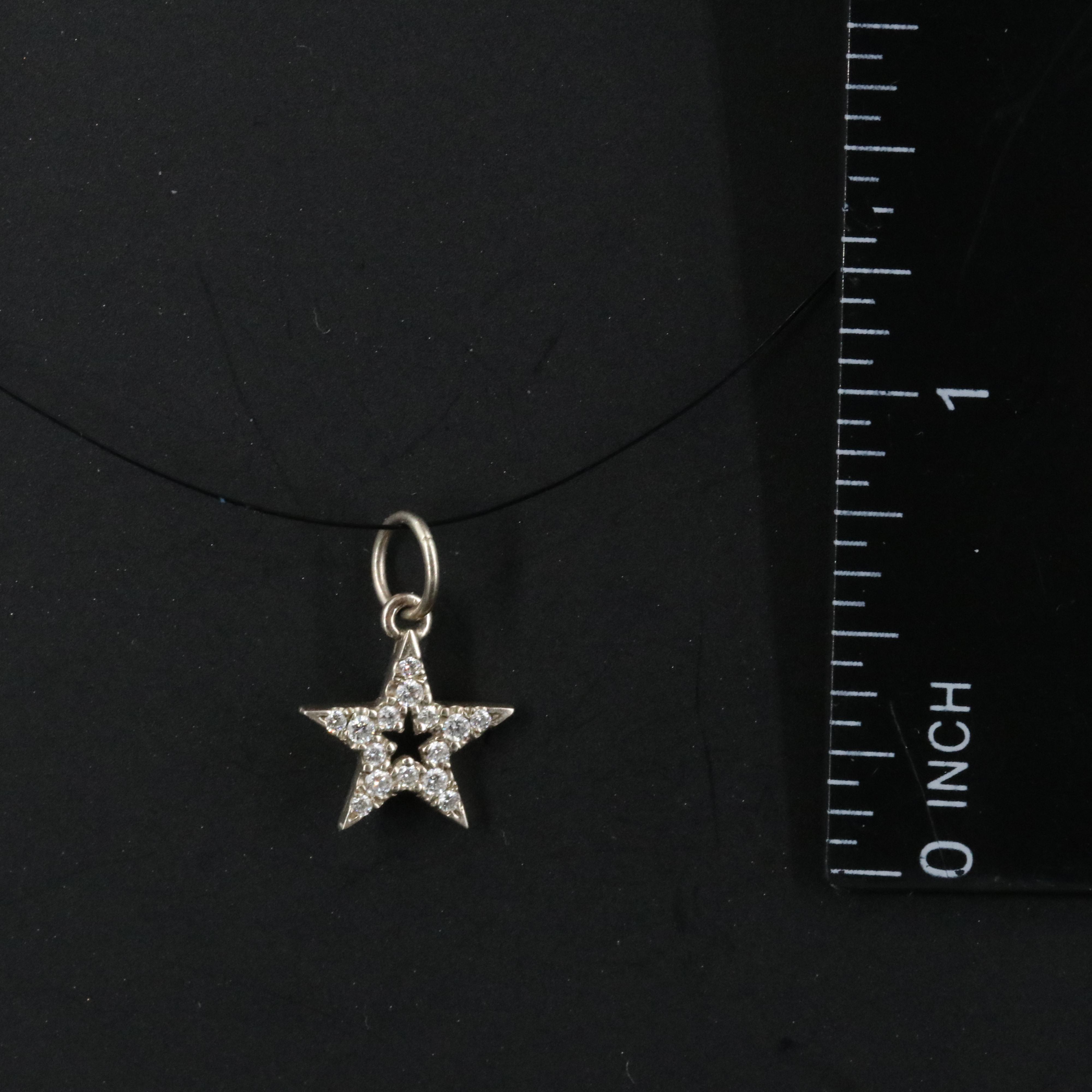 14K 0.14 CTW Diamond Star Pendant