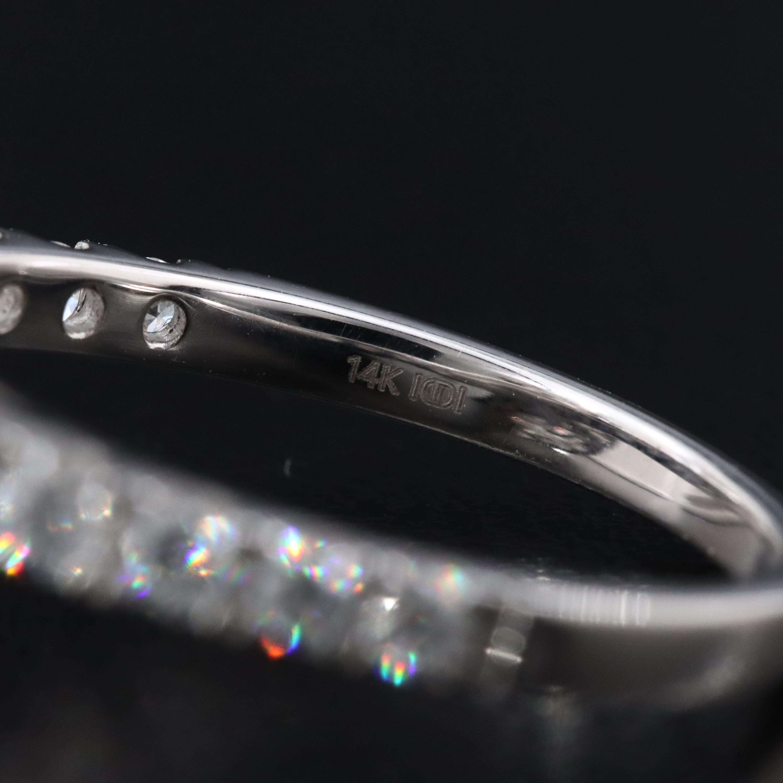 14K 4.94 CTW Lab Grown Diamond Halo Ring