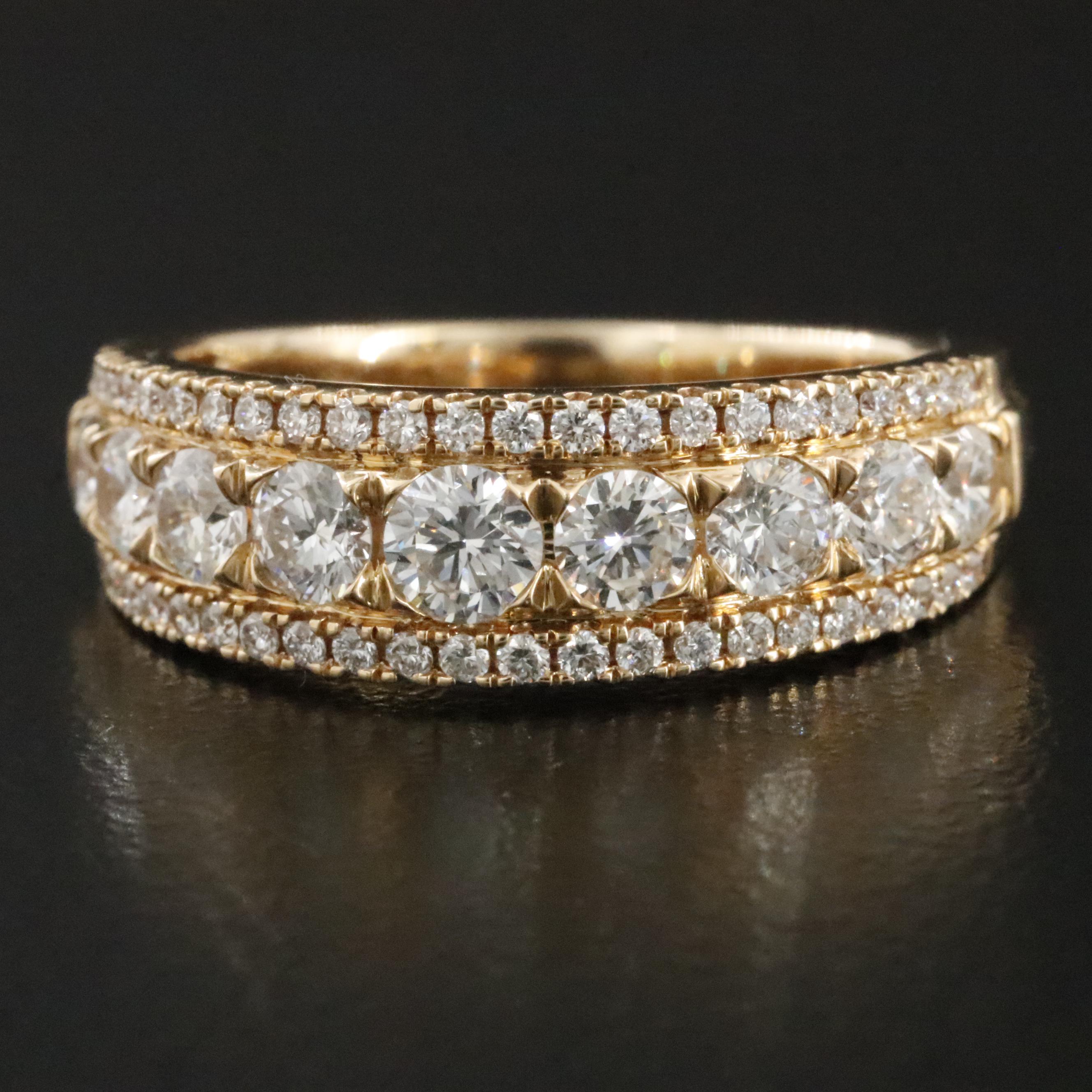 14K 1.25 CTW Lab Grown Diamond Band
