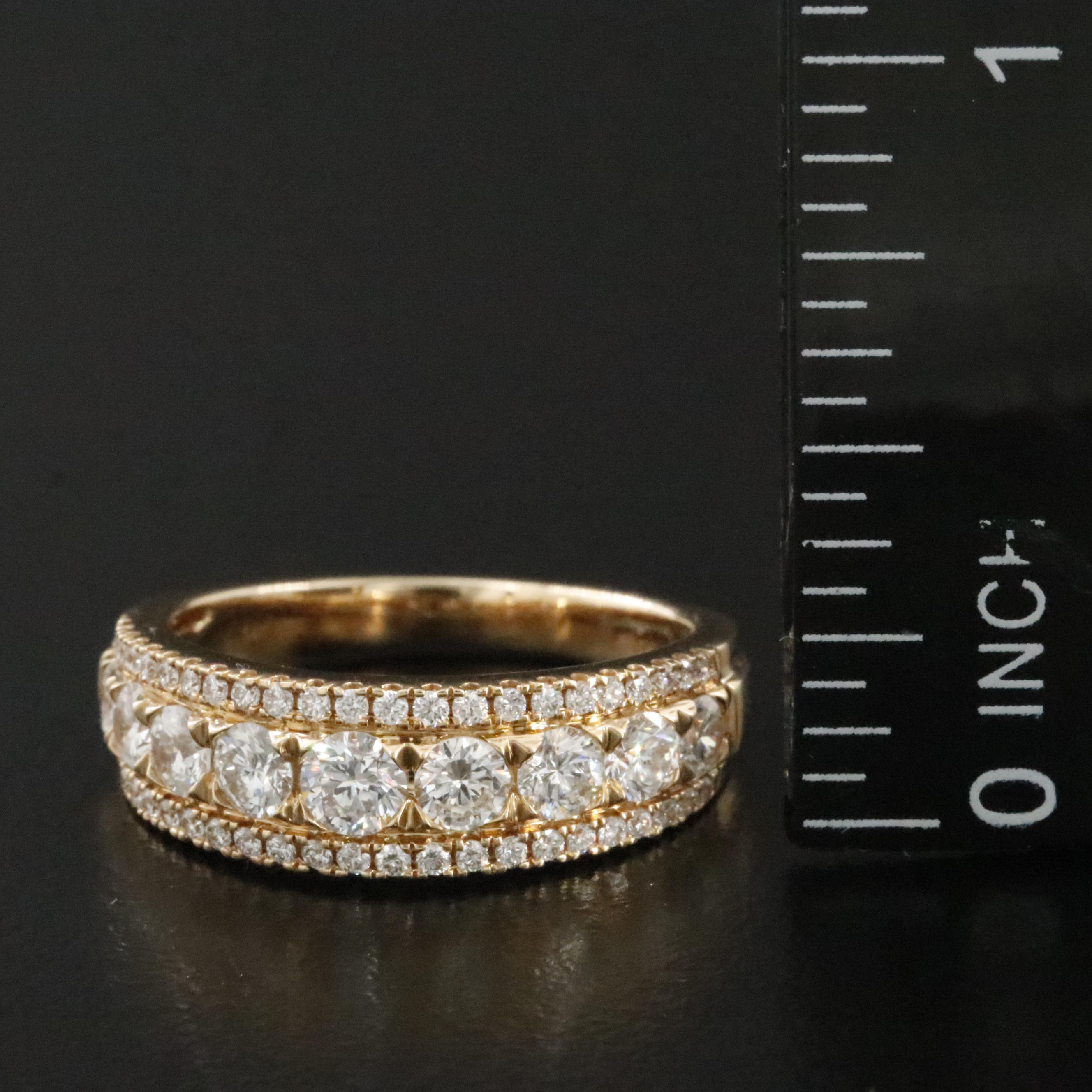 14K 1.25 CTW Lab Grown Diamond Band