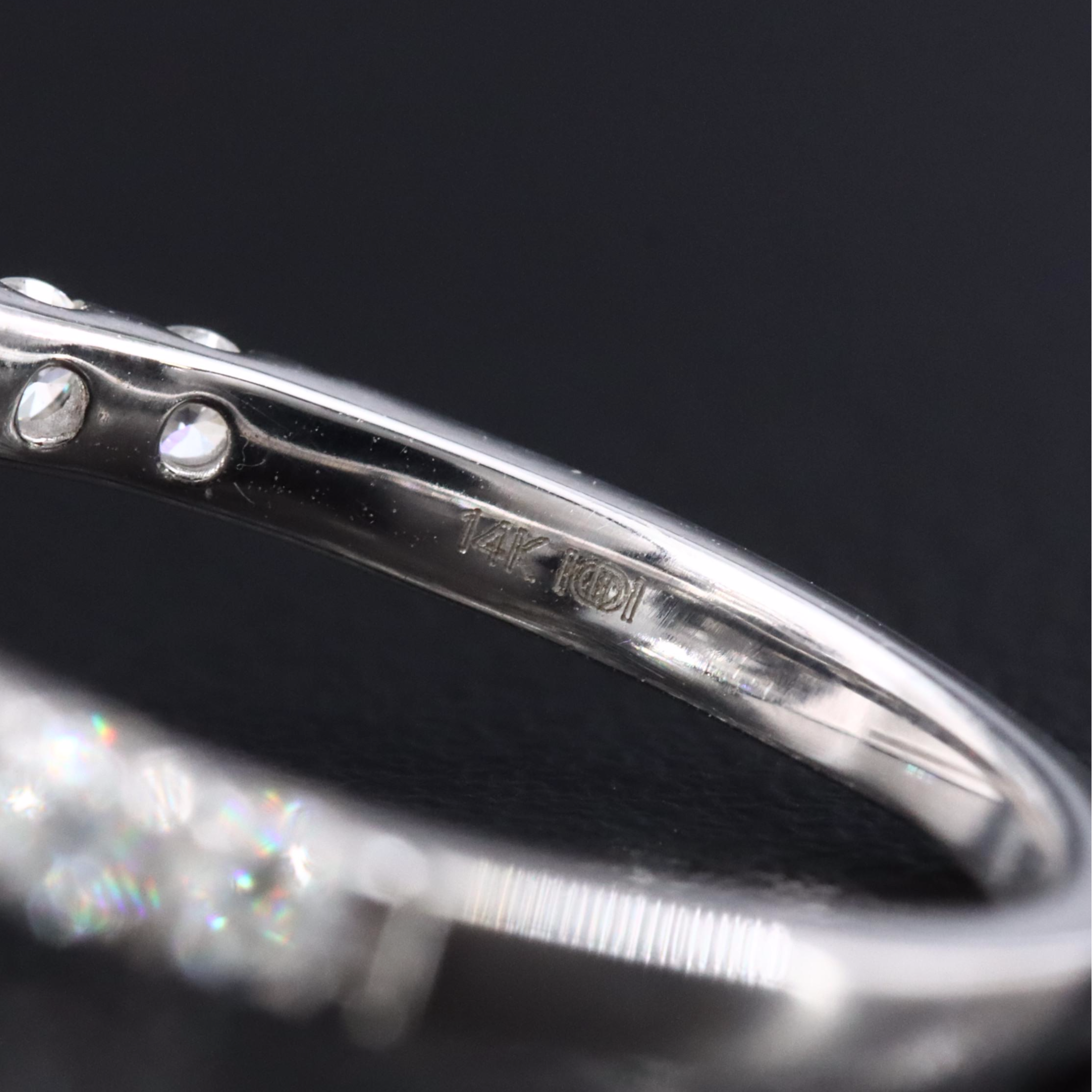 14K 4.82 CTW Lab Grown Diamond Halo Ring