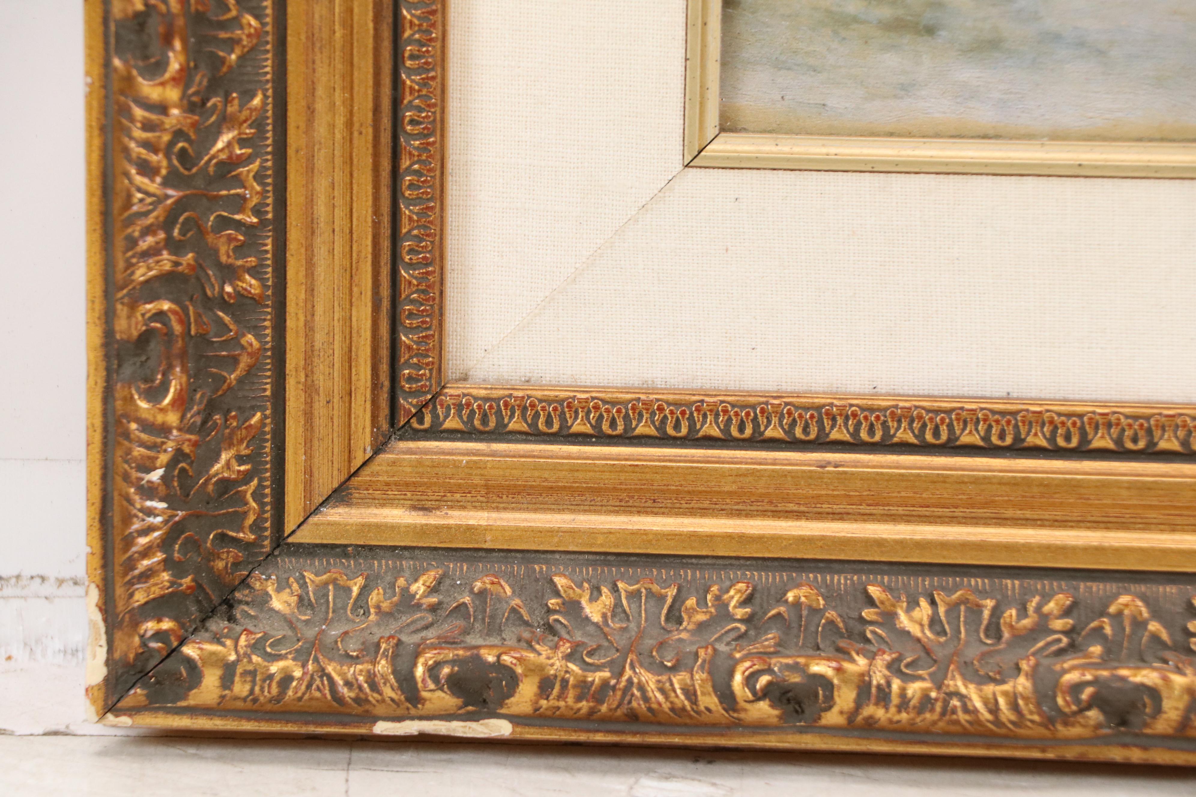 After Jan Frans Verhas Offset Lithograph "Broken Flower Pot," Late 20th Century