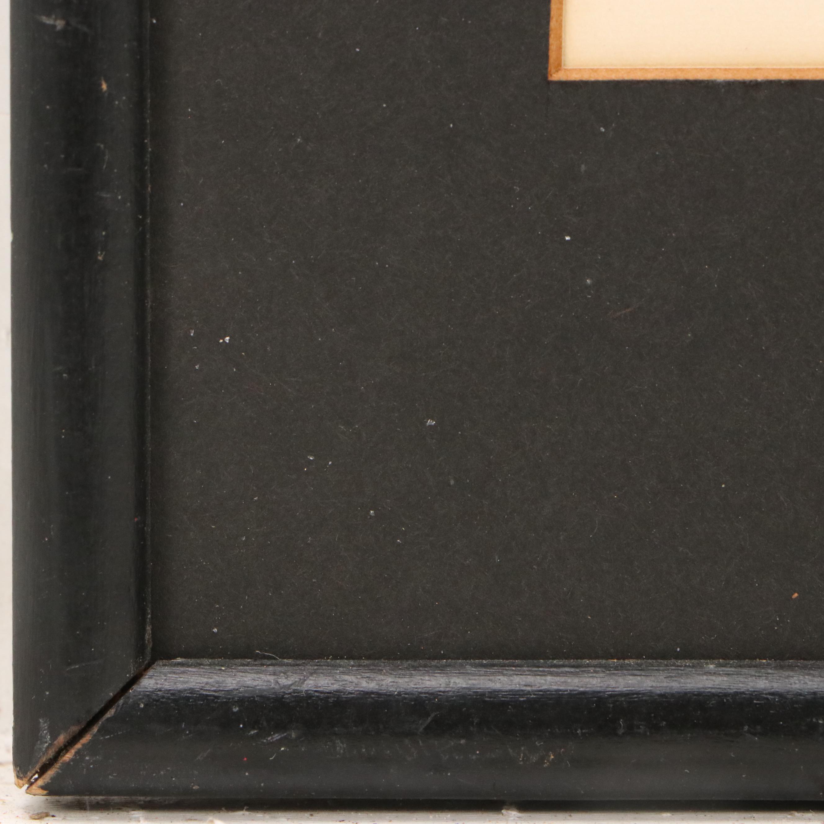 Lithograph "Old Dutch Houses Beaver Street," 20th Century