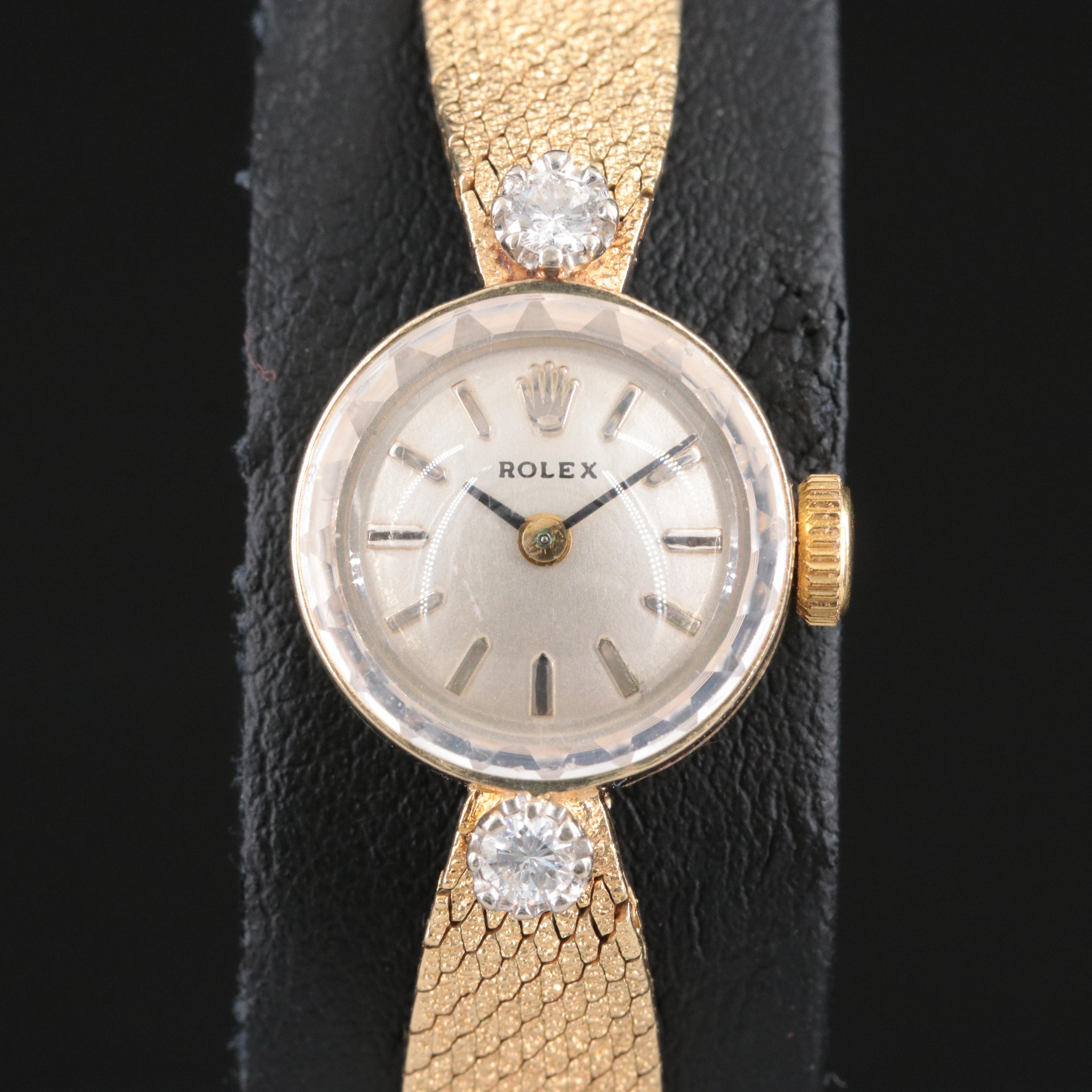 Rolex Orchid 14K Vintage Cocktail Watch