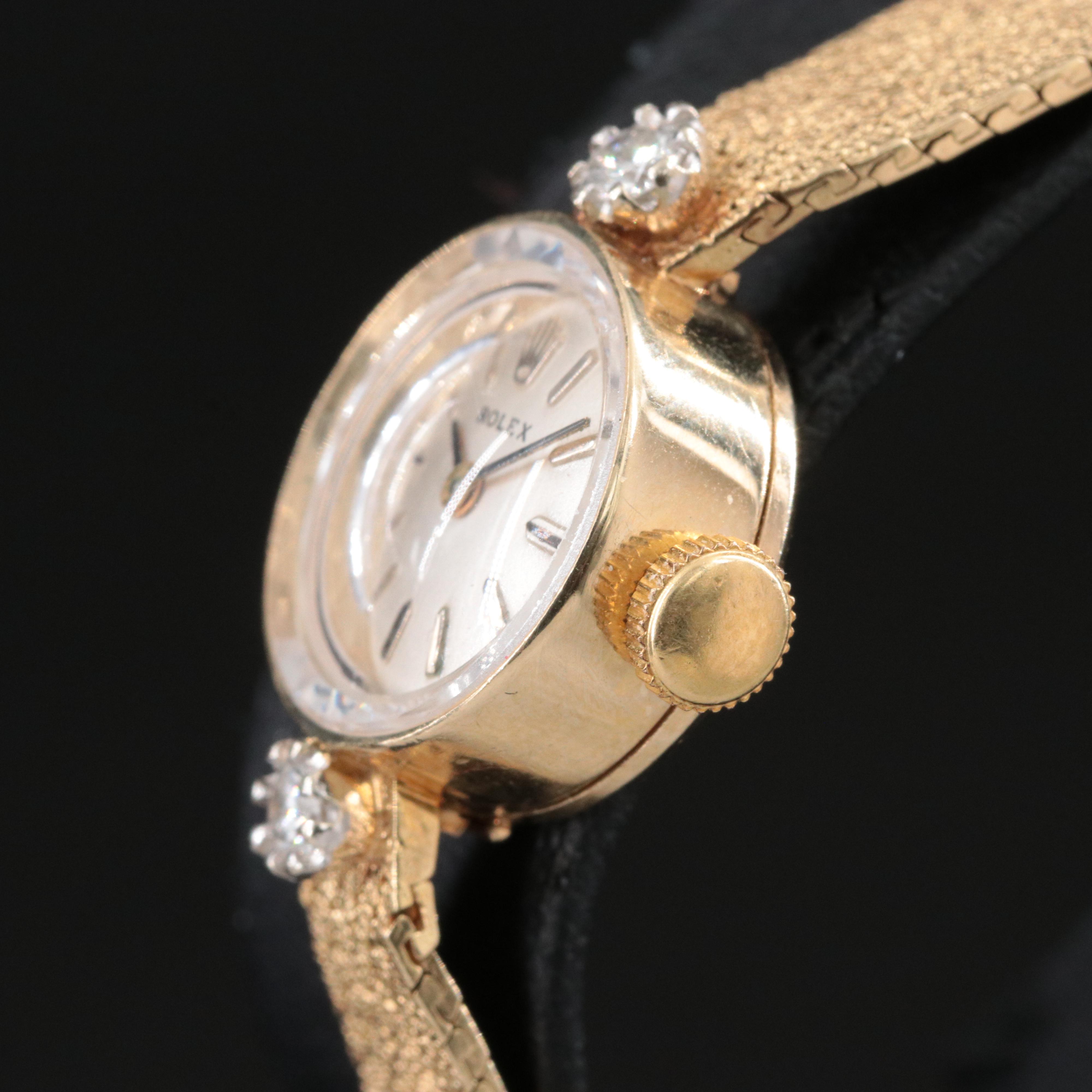 Rolex Orchid 14K Vintage Cocktail Watch