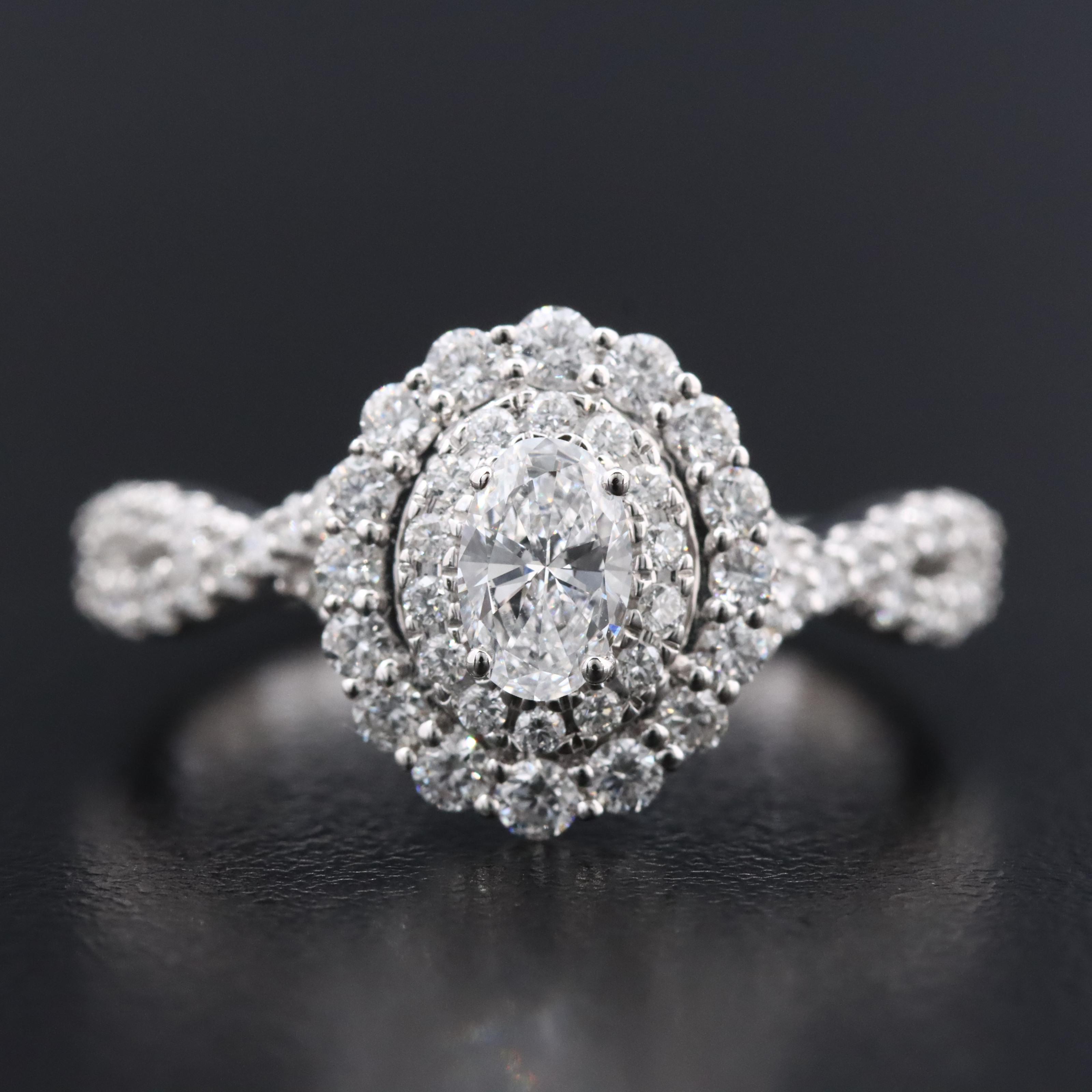14K 1.08 CTW Lab Grown Diamond Ring