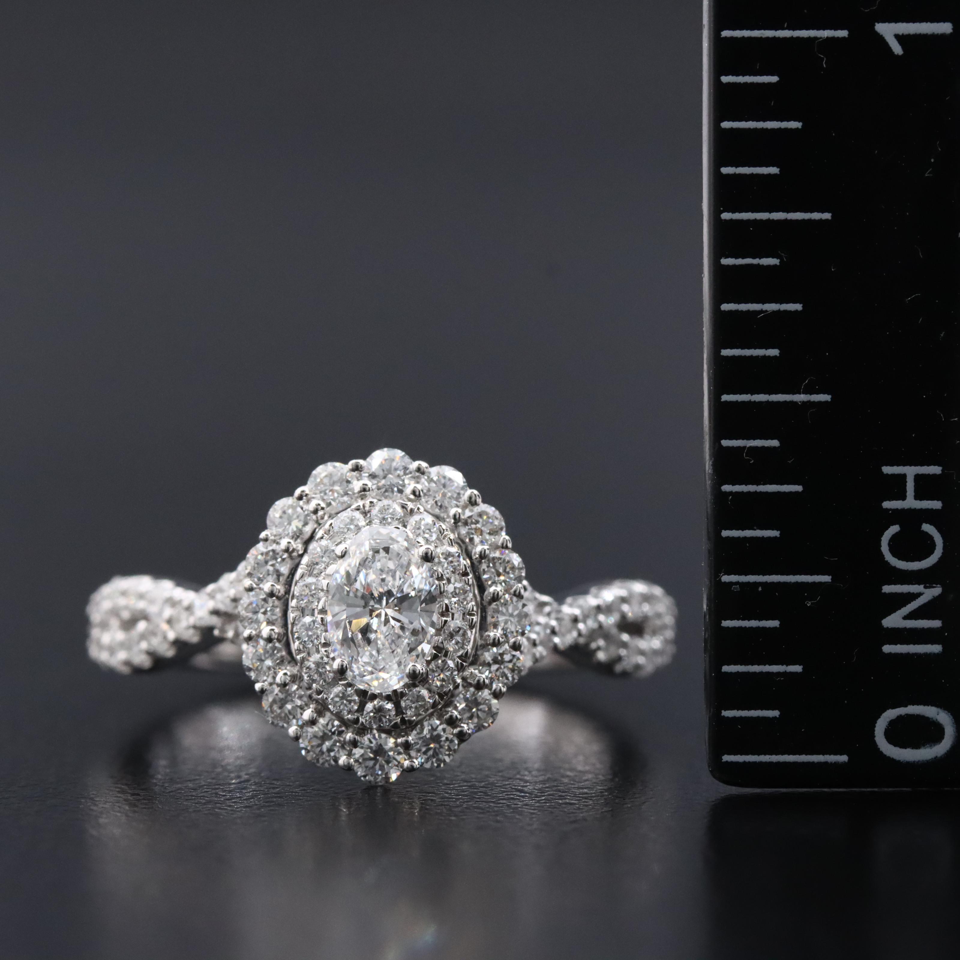 14K 1.08 CTW Lab Grown Diamond Ring