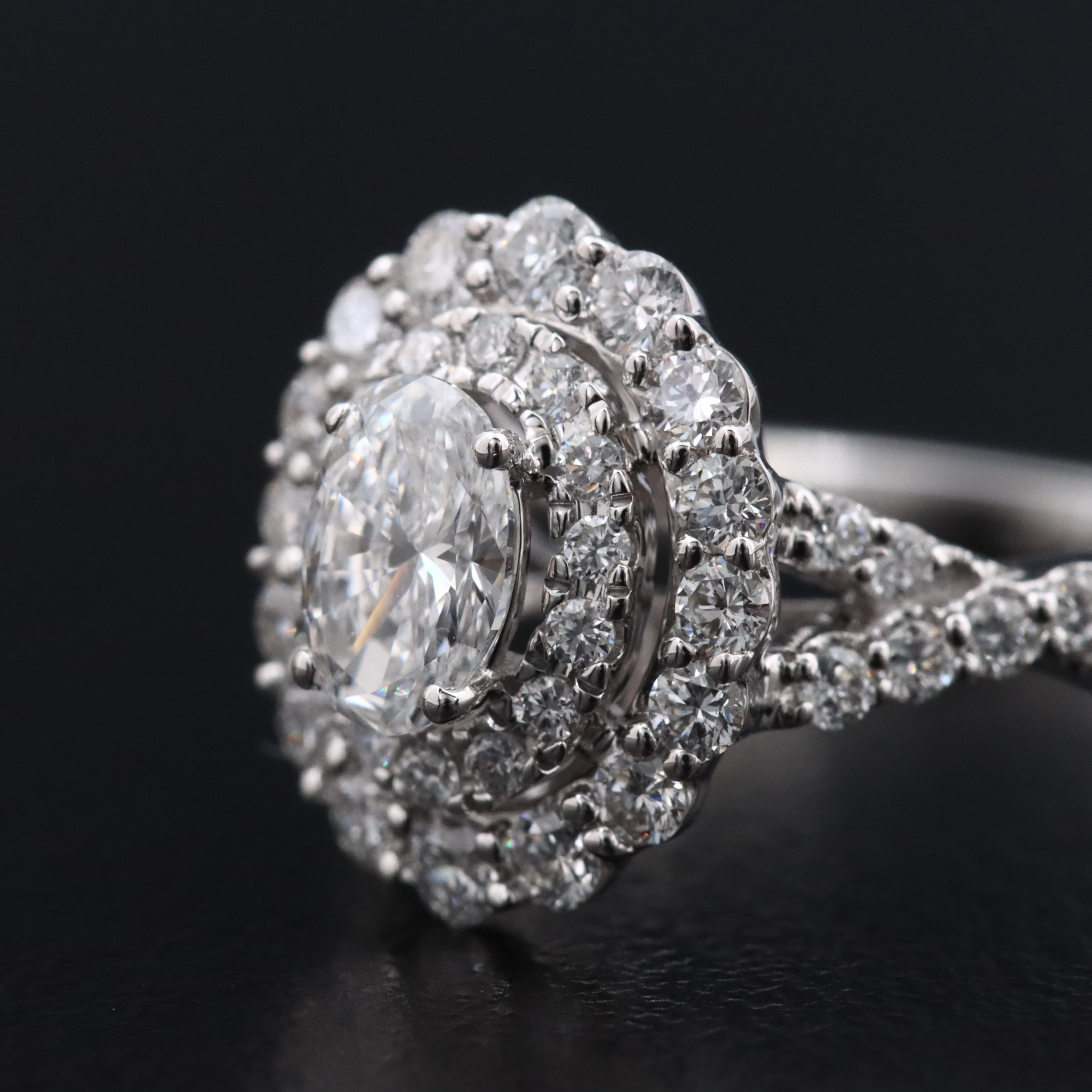 14K 1.08 CTW Lab Grown Diamond Ring