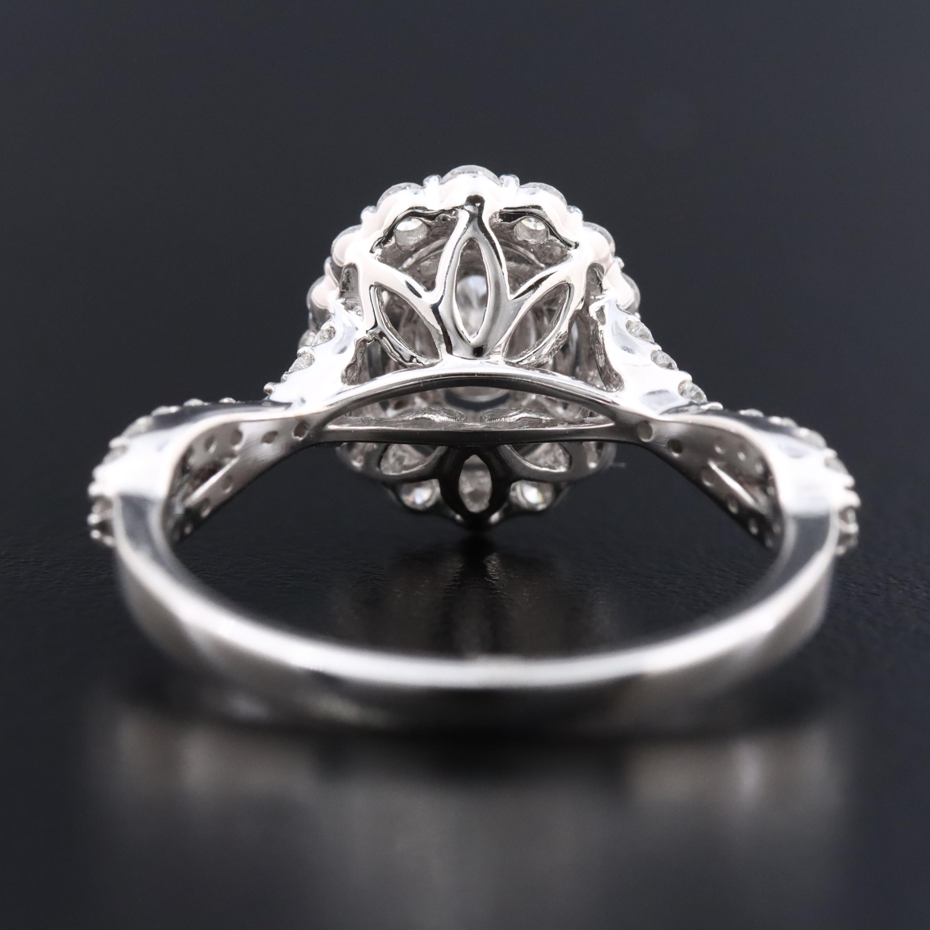 14K 1.08 CTW Lab Grown Diamond Ring