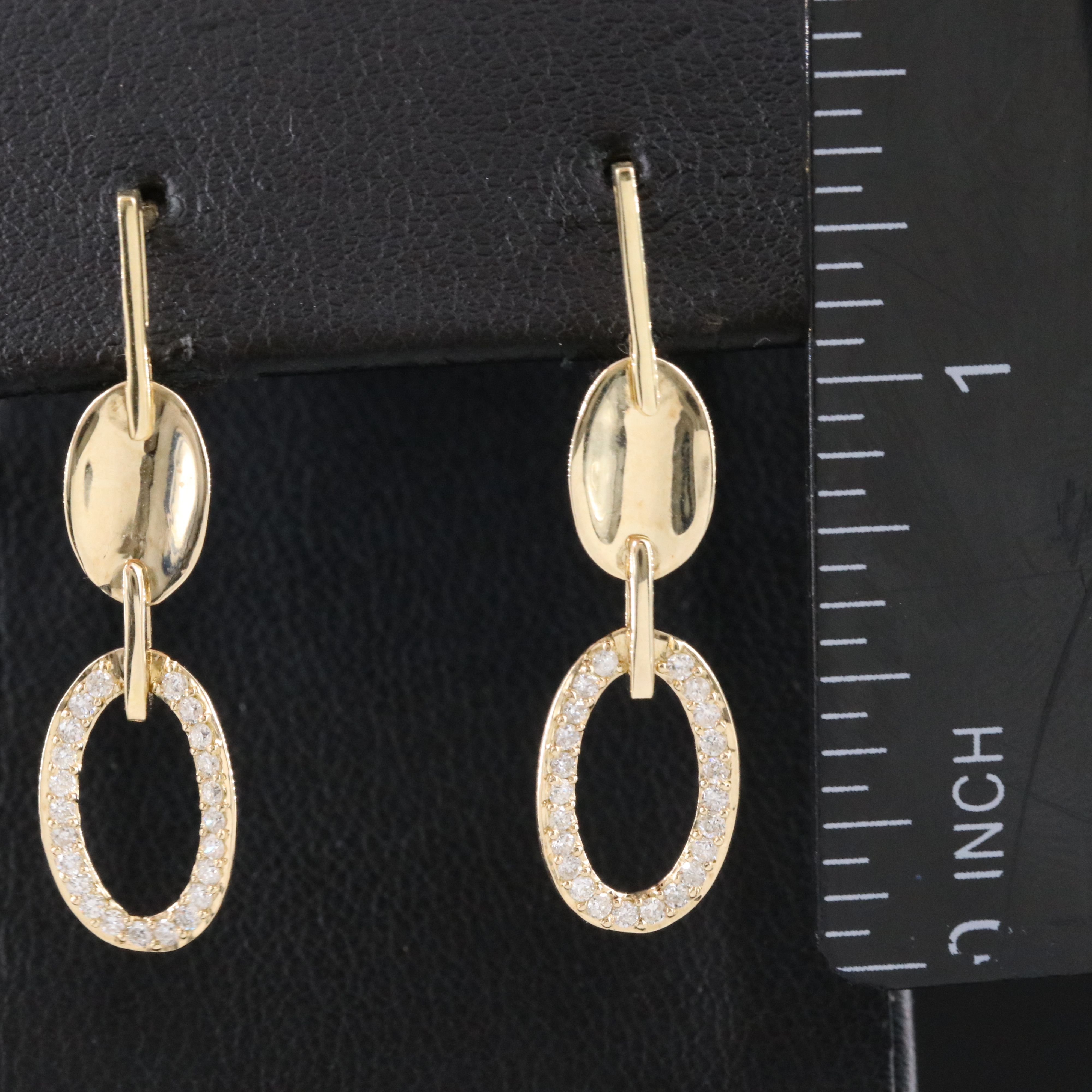 14K 0.31 CTW Diamond Drop Earrings