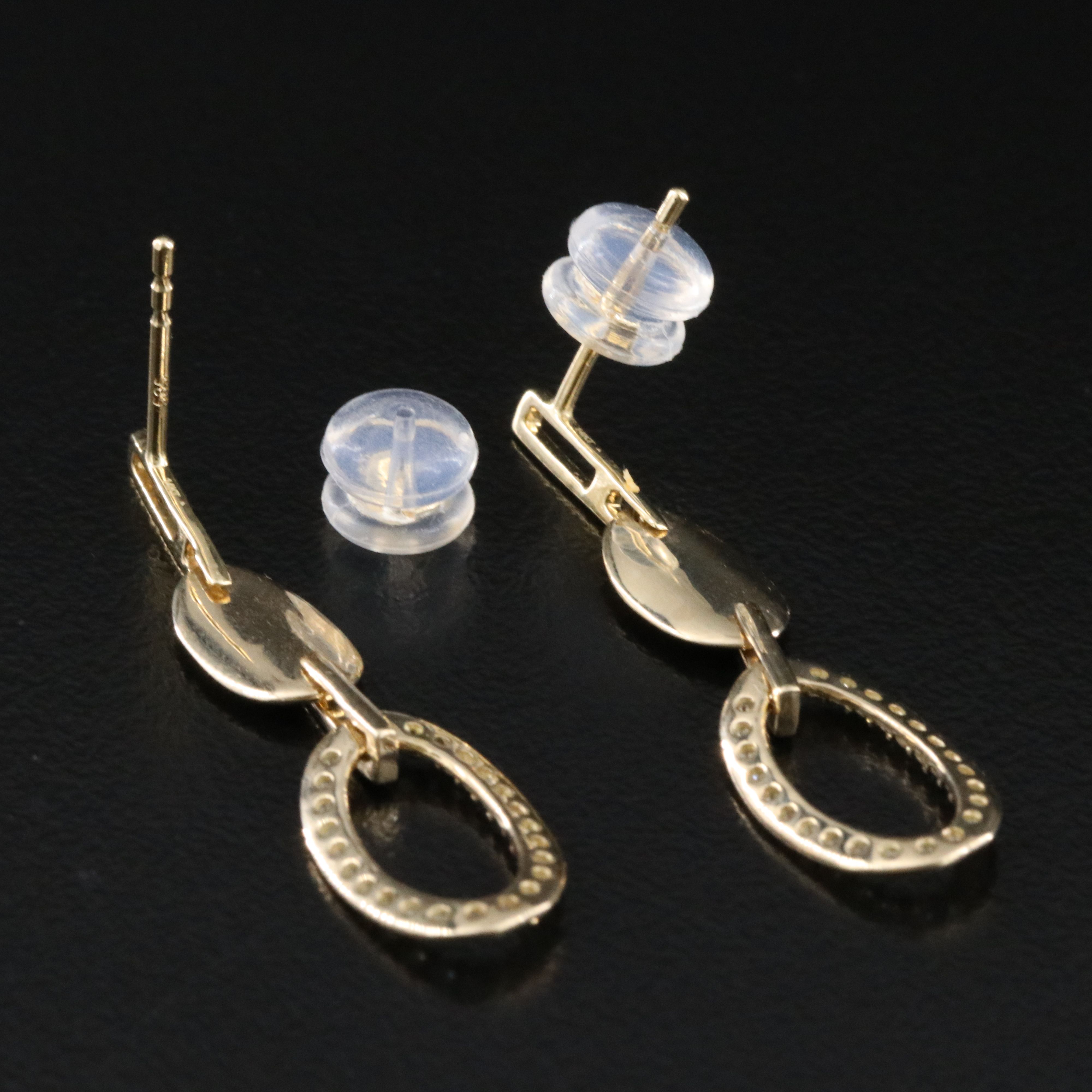 14K 0.31 CTW Diamond Drop Earrings