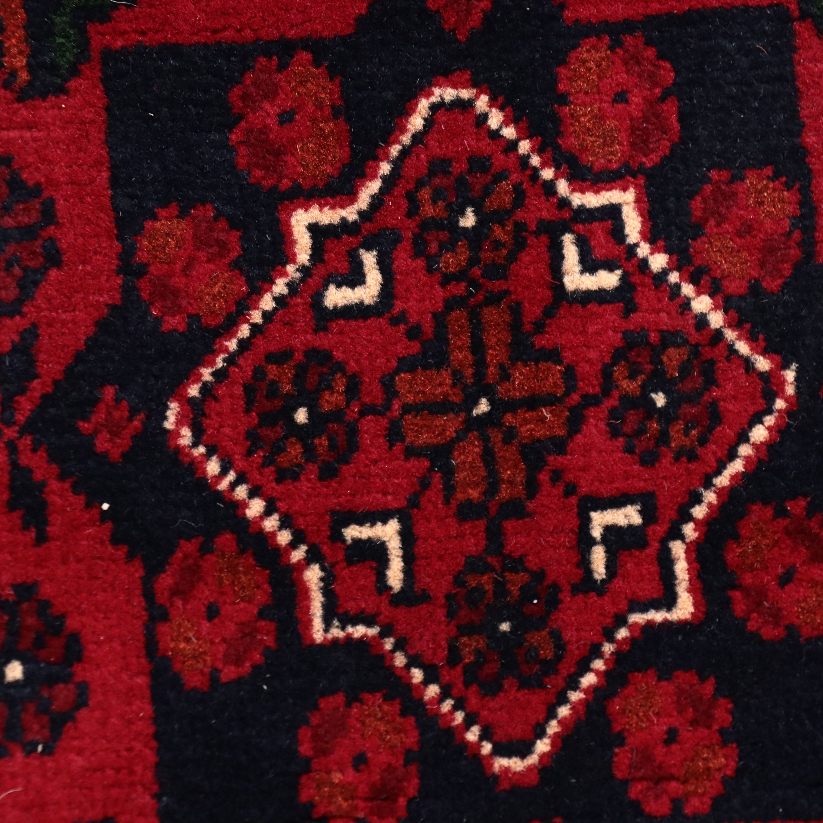 3'1 x 5'4 Hand-Knotted Afghan Kunduz Area Rug