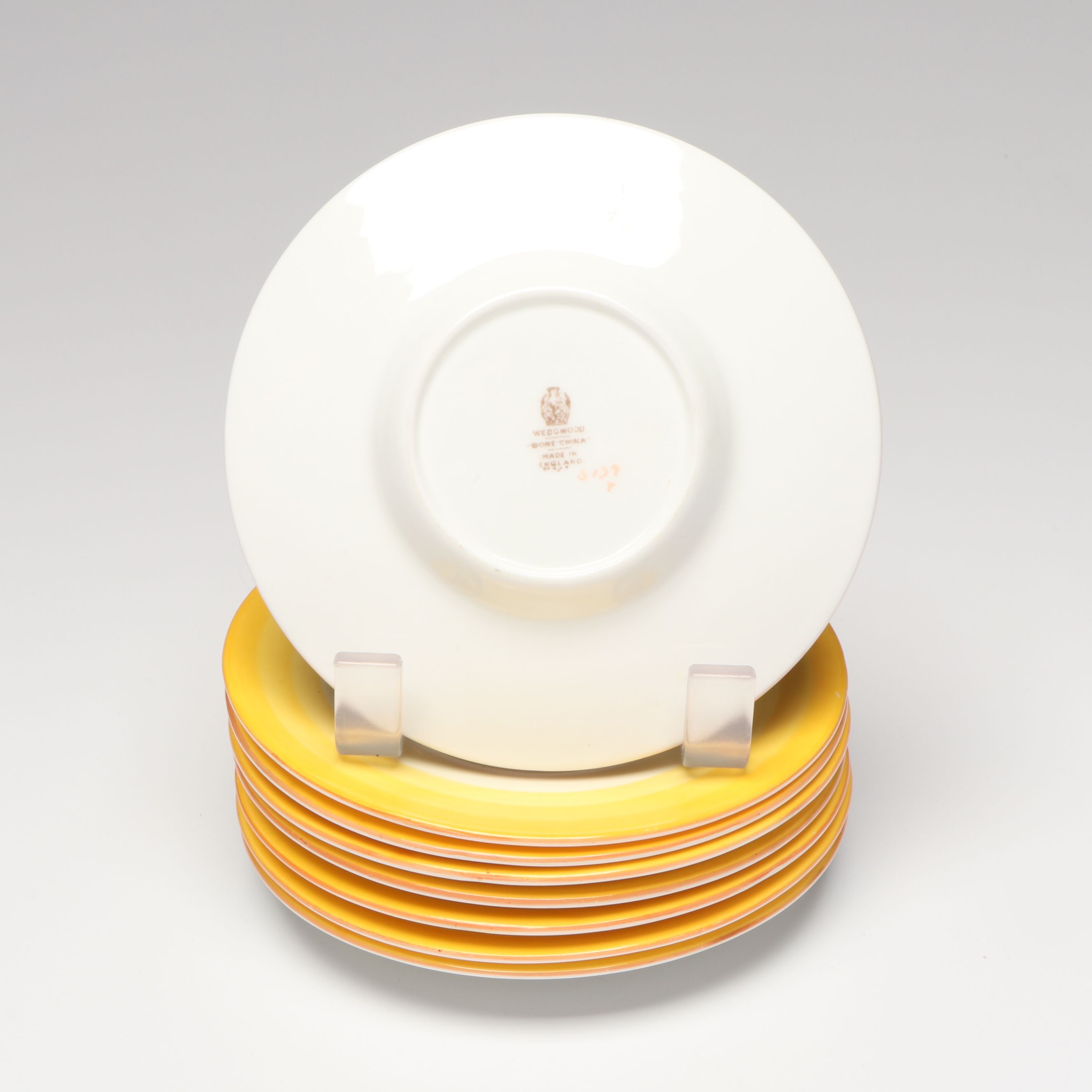 Wedgwood Art Deco Style Coffee Demitasse Cups and Saucers