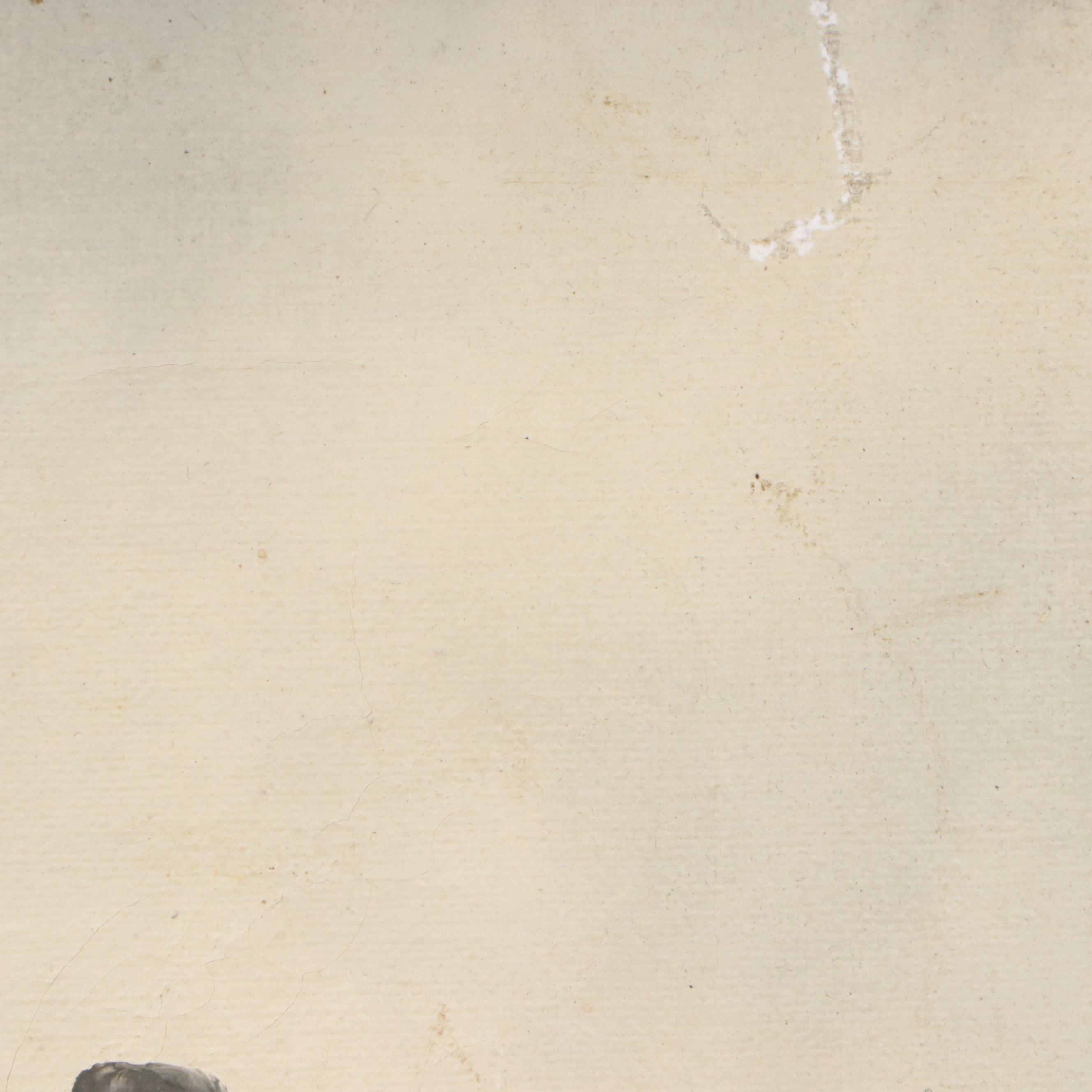 J. Thomas Mountainous Landscape Oil Painting, Late 20th Century