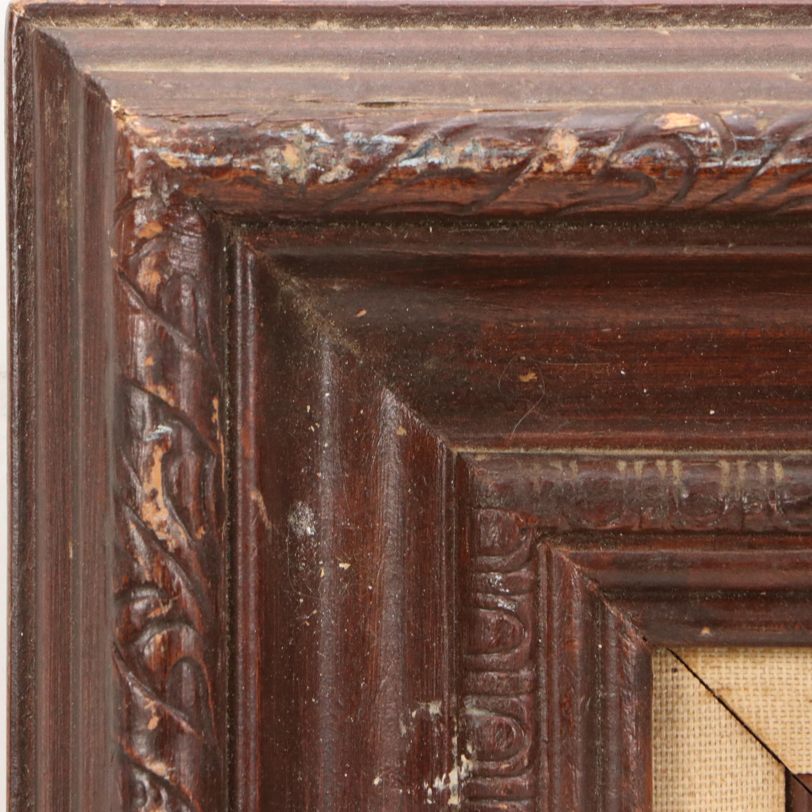 J. Thomas Mountainous Landscape Oil Painting, Late 20th Century