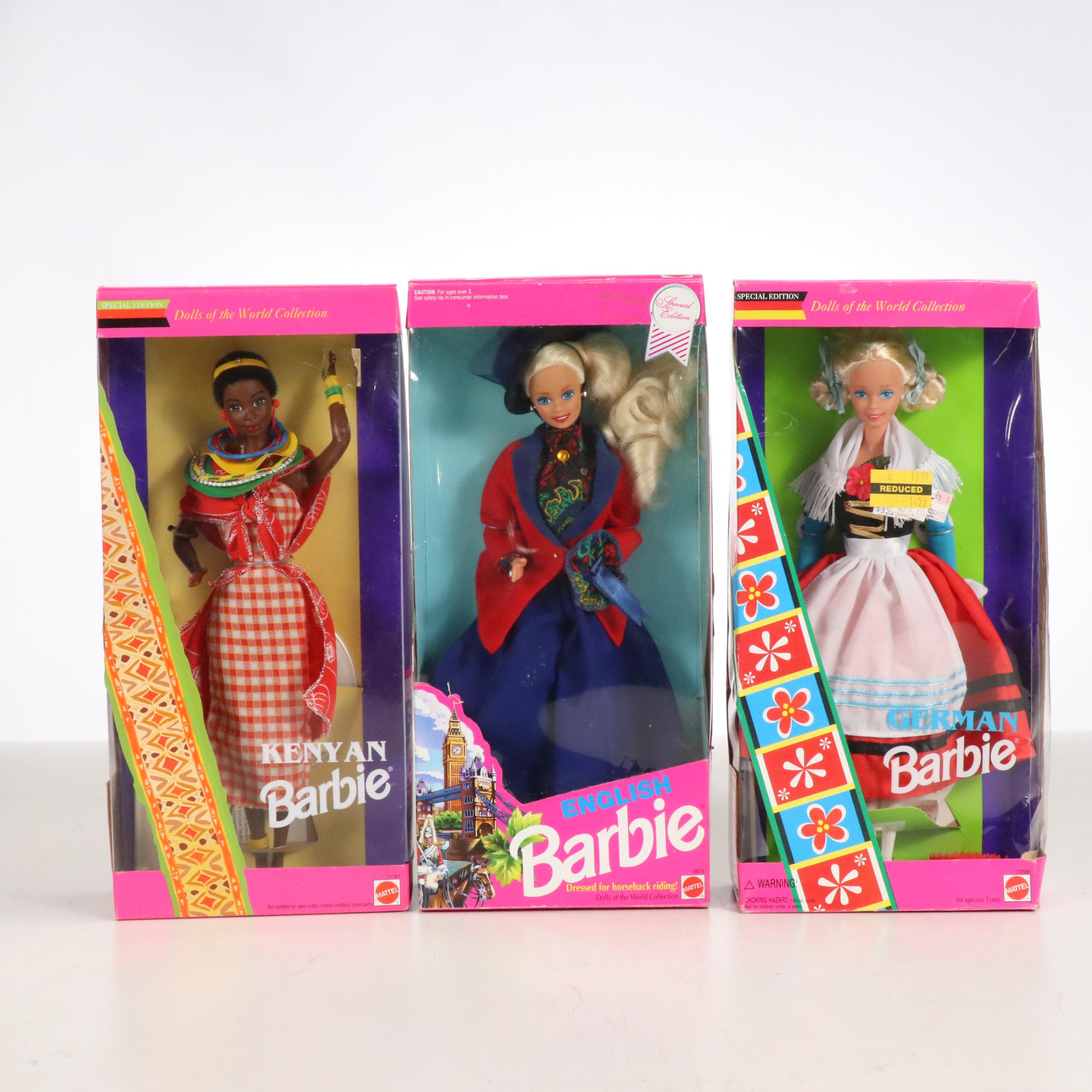 Barbie "Happy New Year", "Chilean", "Scottish" and More Barbie Dolls