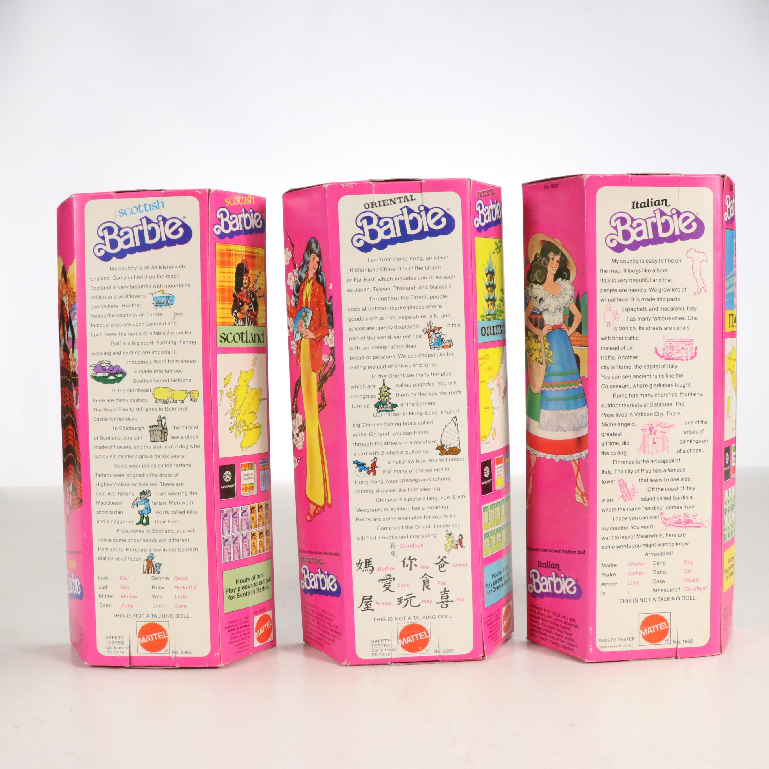 Barbie "Happy New Year", "Chilean", "Scottish" and More Barbie Dolls