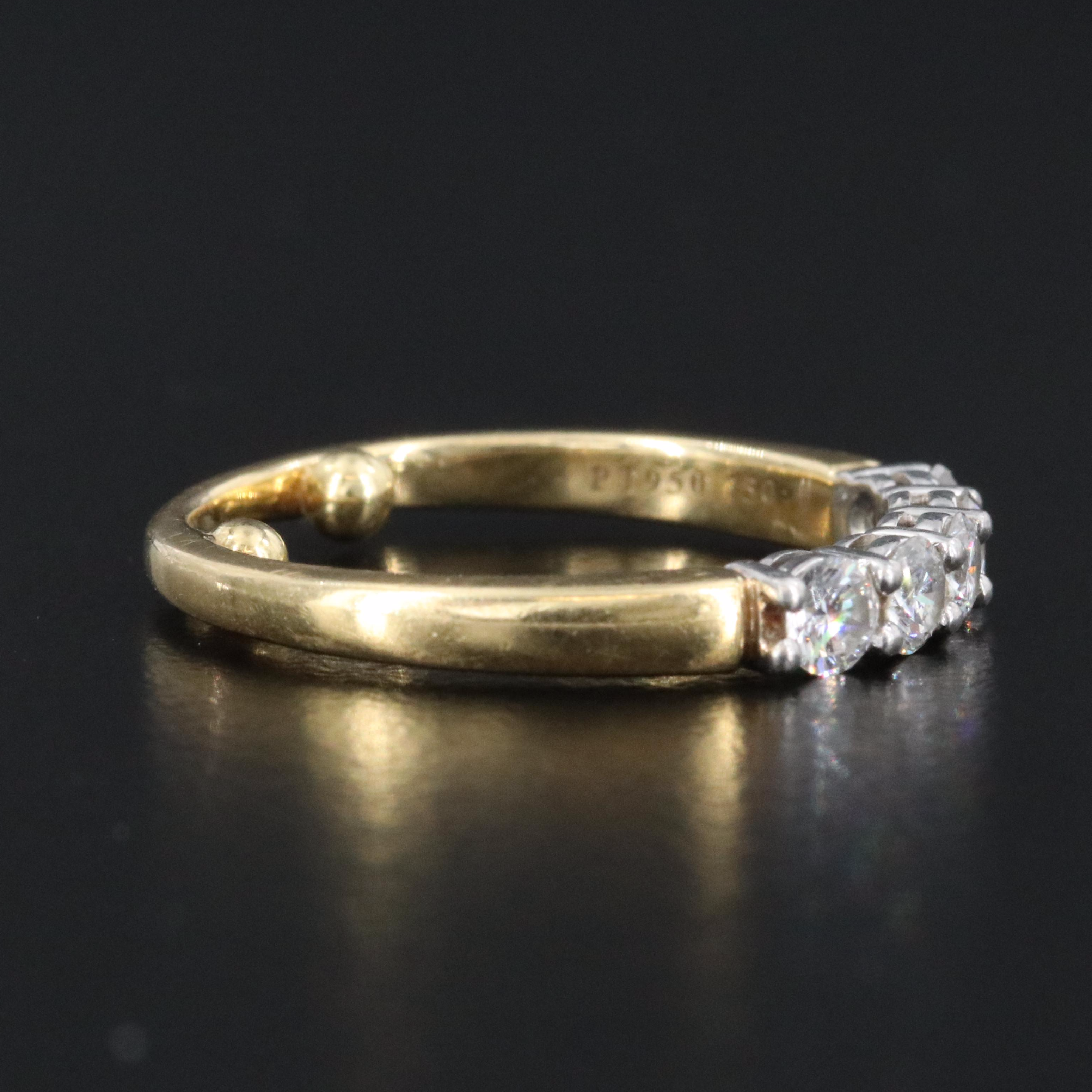 Tiffany & Co. Forever 18K, Platinum and 0.45 CTW Diamond Ring