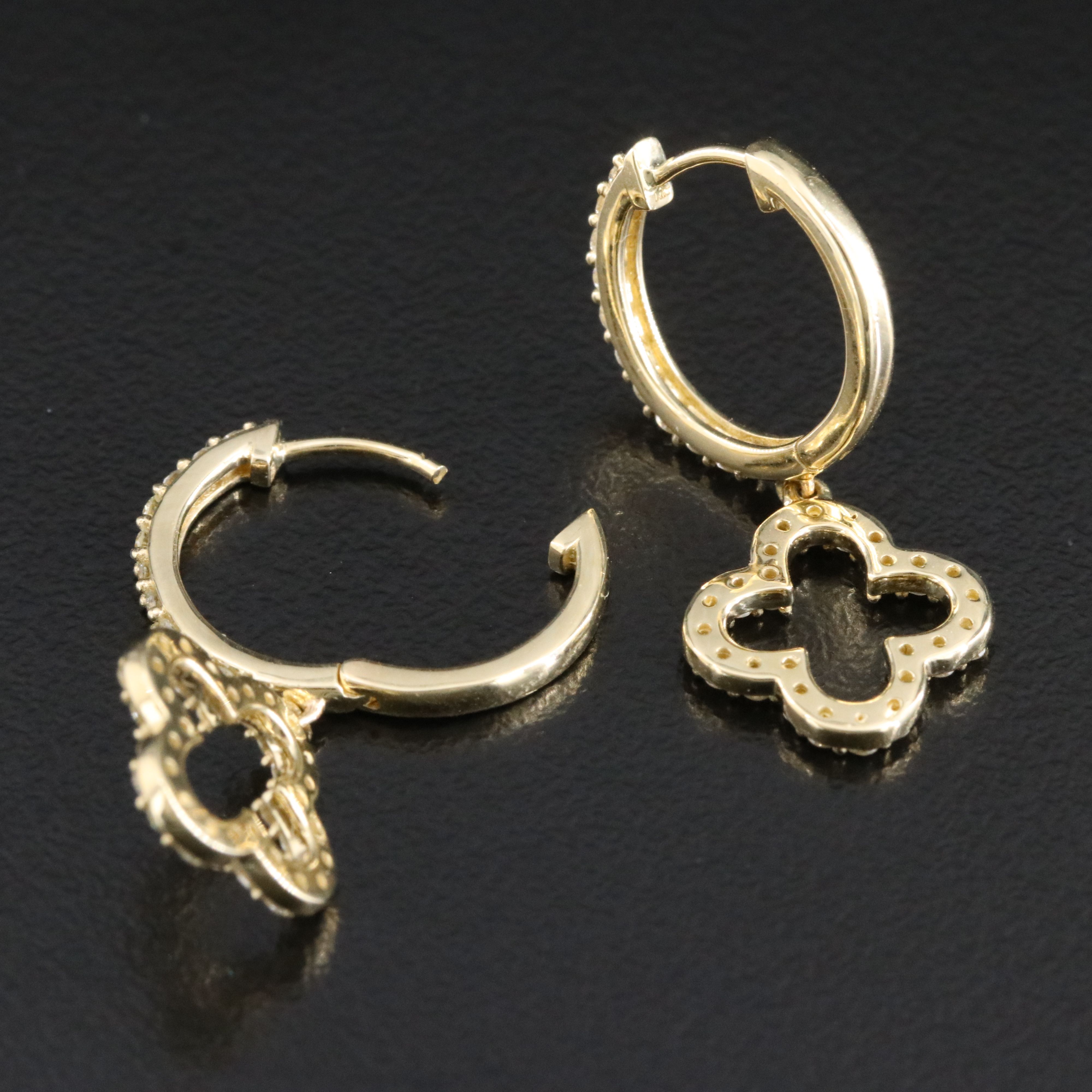 14K 0.56 CTW Diamond Drop Earrings