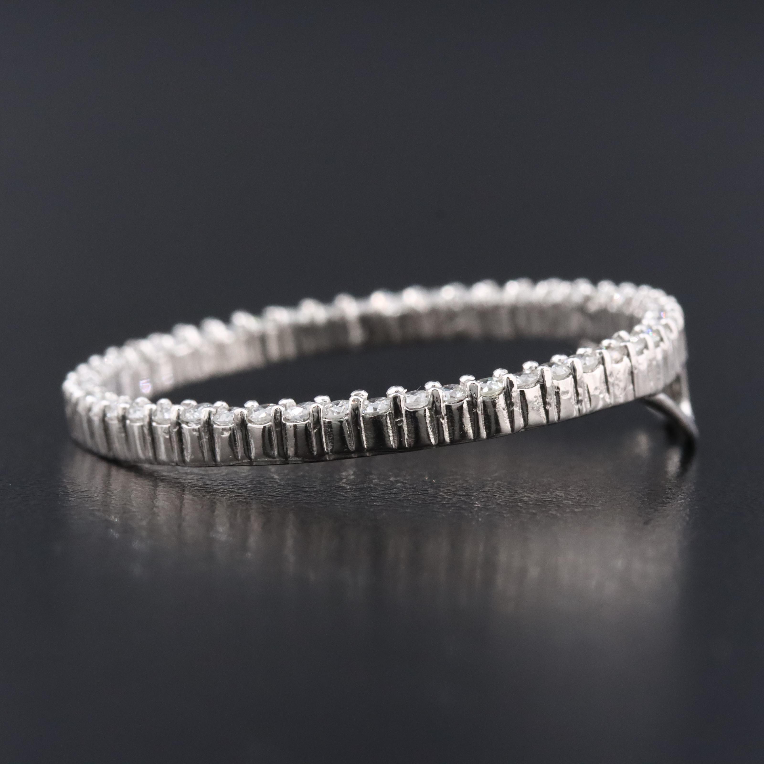 14K 1.00 CTW Diamond Circle Pendant