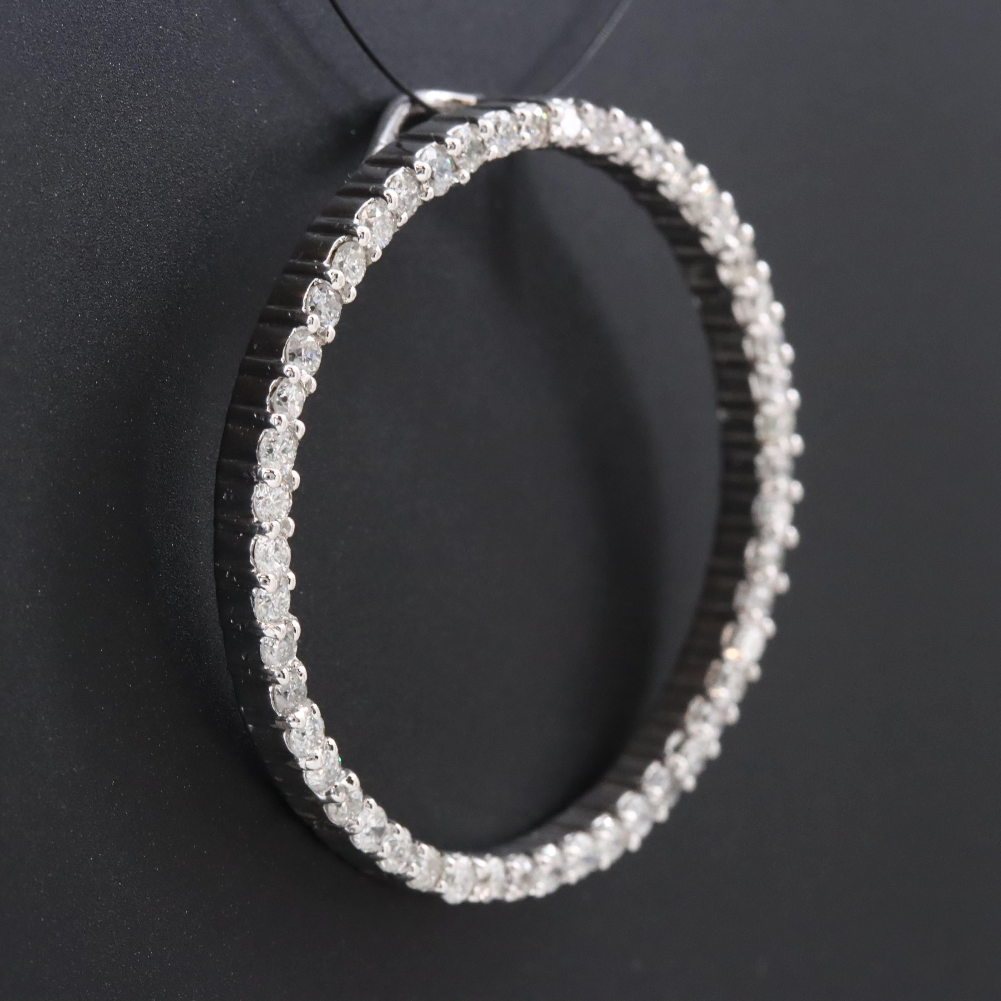 14K 1.00 CTW Diamond Circle Pendant