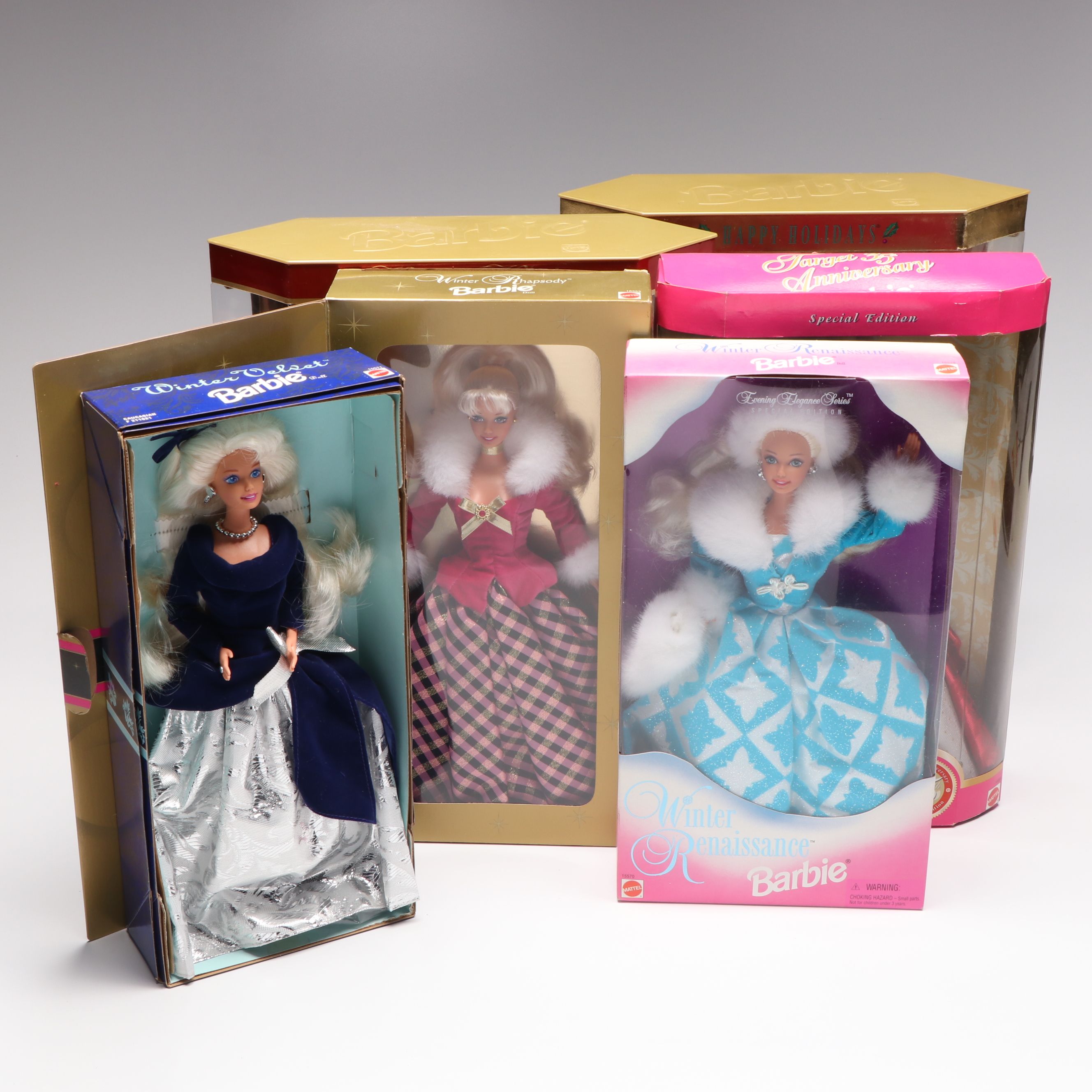 Special Edition "Happy Holidays" with Avon Exclusive and More Barbie Dolls