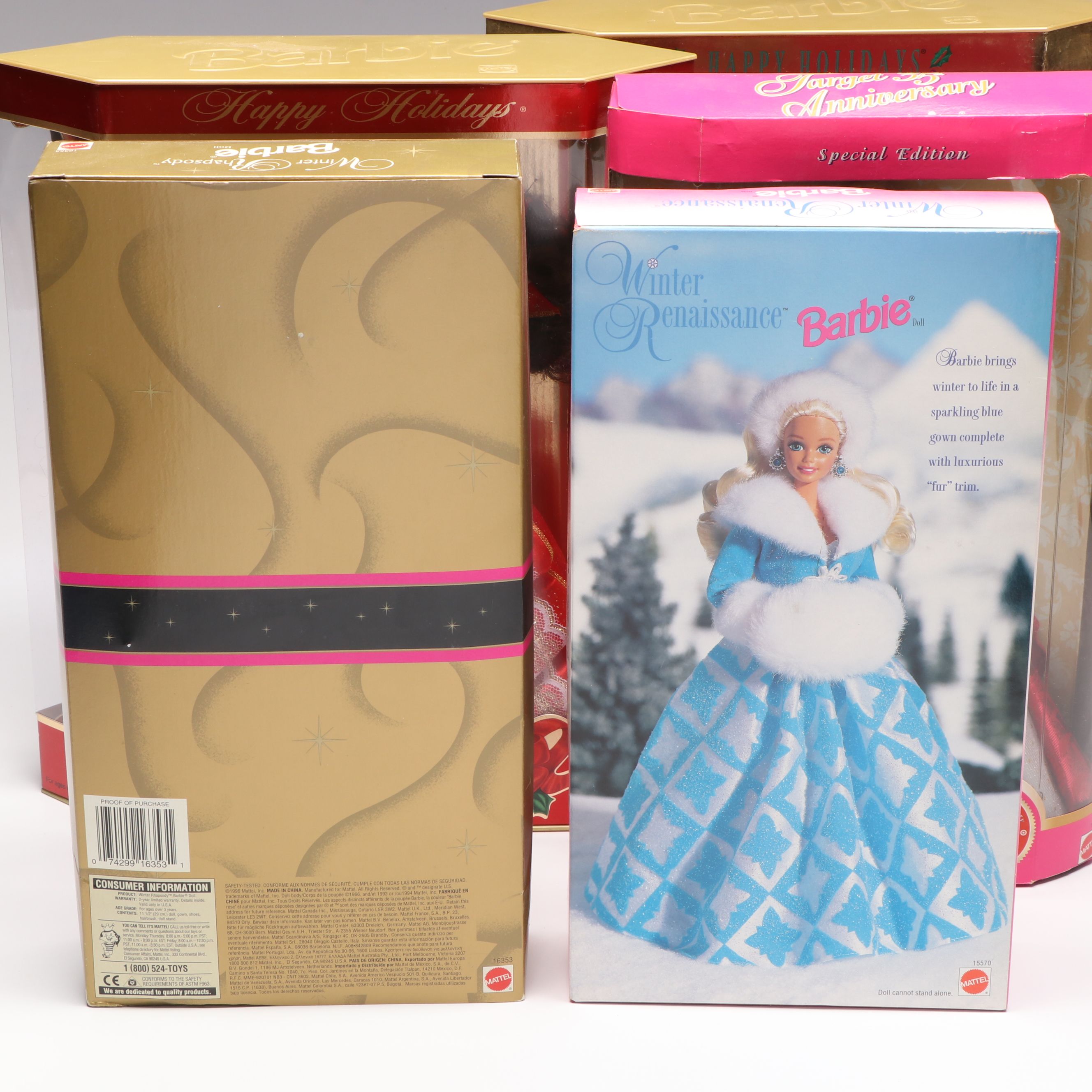 Special Edition "Happy Holidays" with Avon Exclusive and More Barbie Dolls