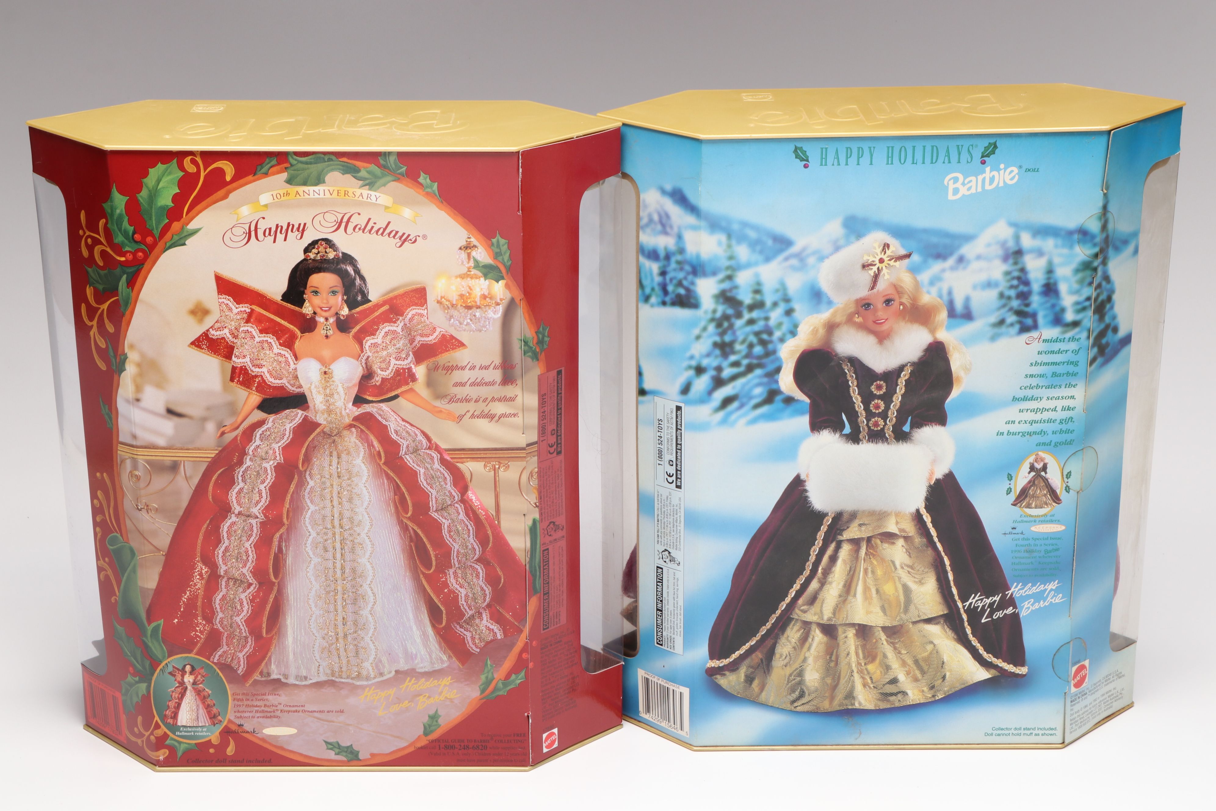 Special Edition "Happy Holidays" with Avon Exclusive and More Barbie Dolls