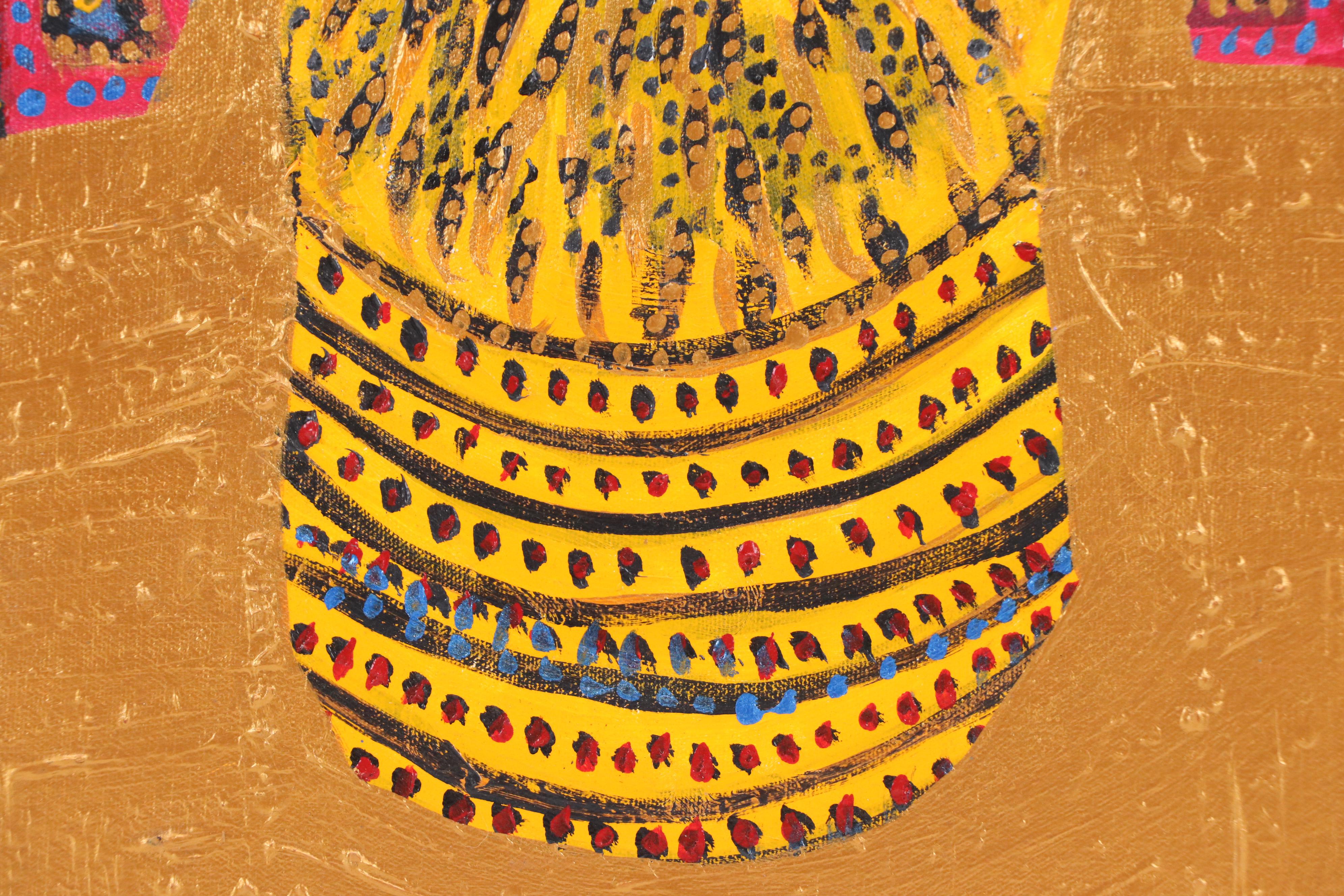 Acrylic Folk Painting "Homage: Bob Dylan," 2006