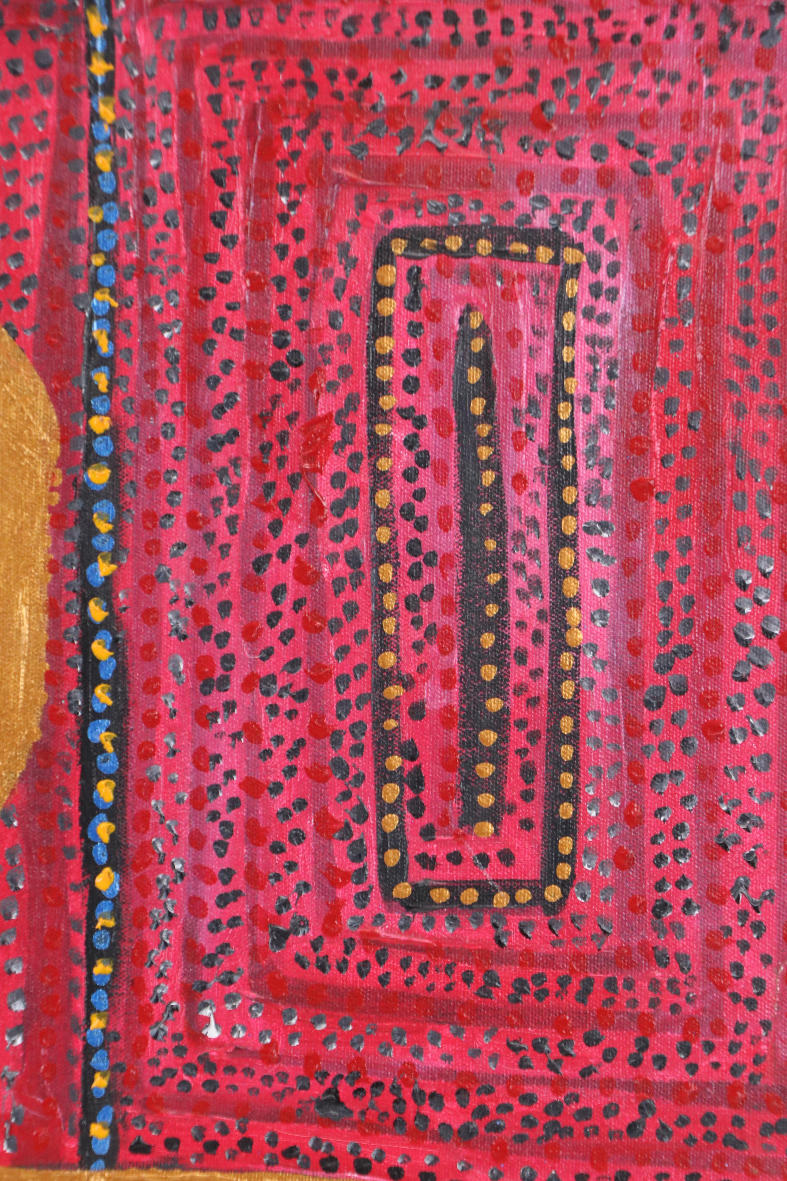 Acrylic Folk Painting "Homage: Bob Dylan," 2006