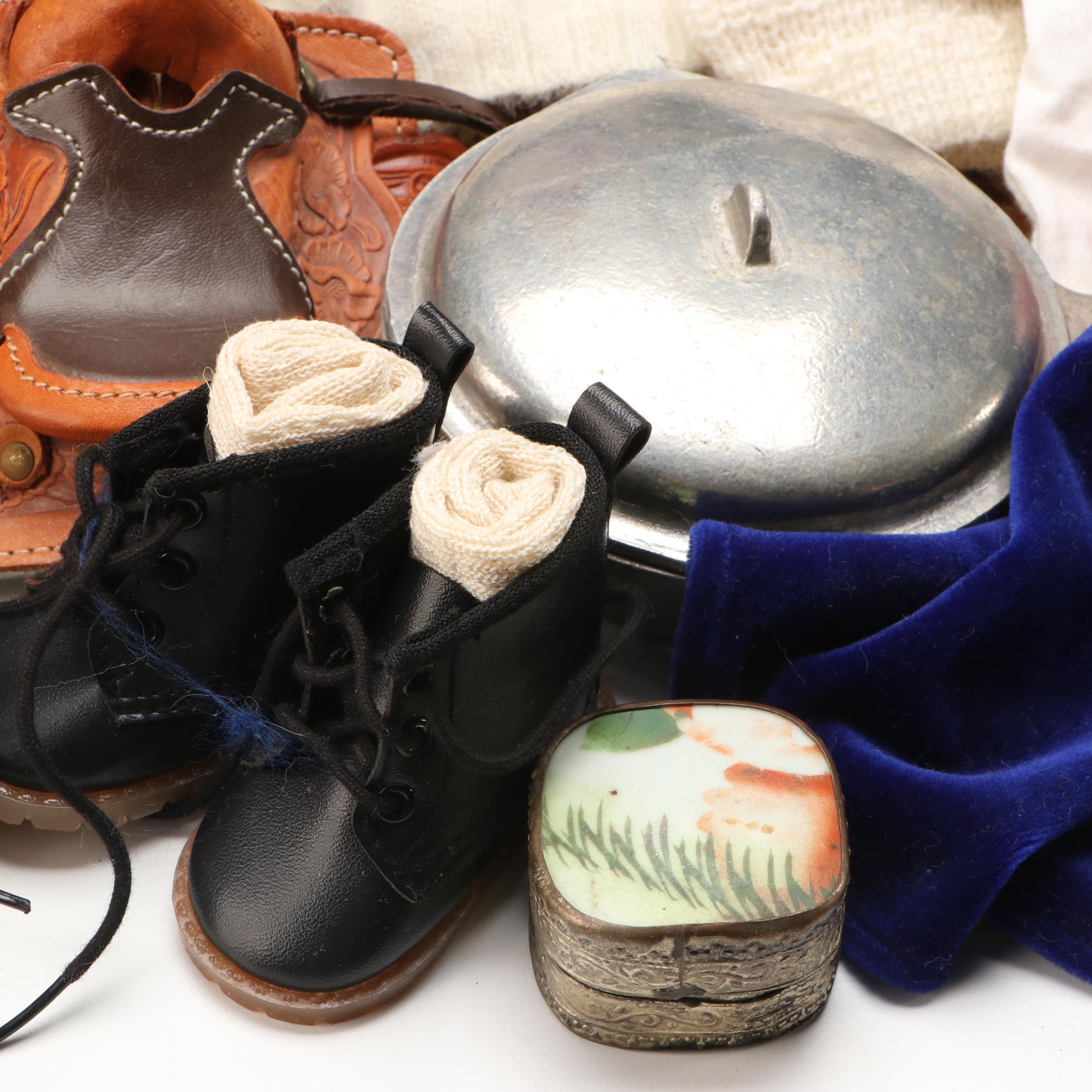 American Girl "Samantha" Doll with Metal Bed and Other Accessories