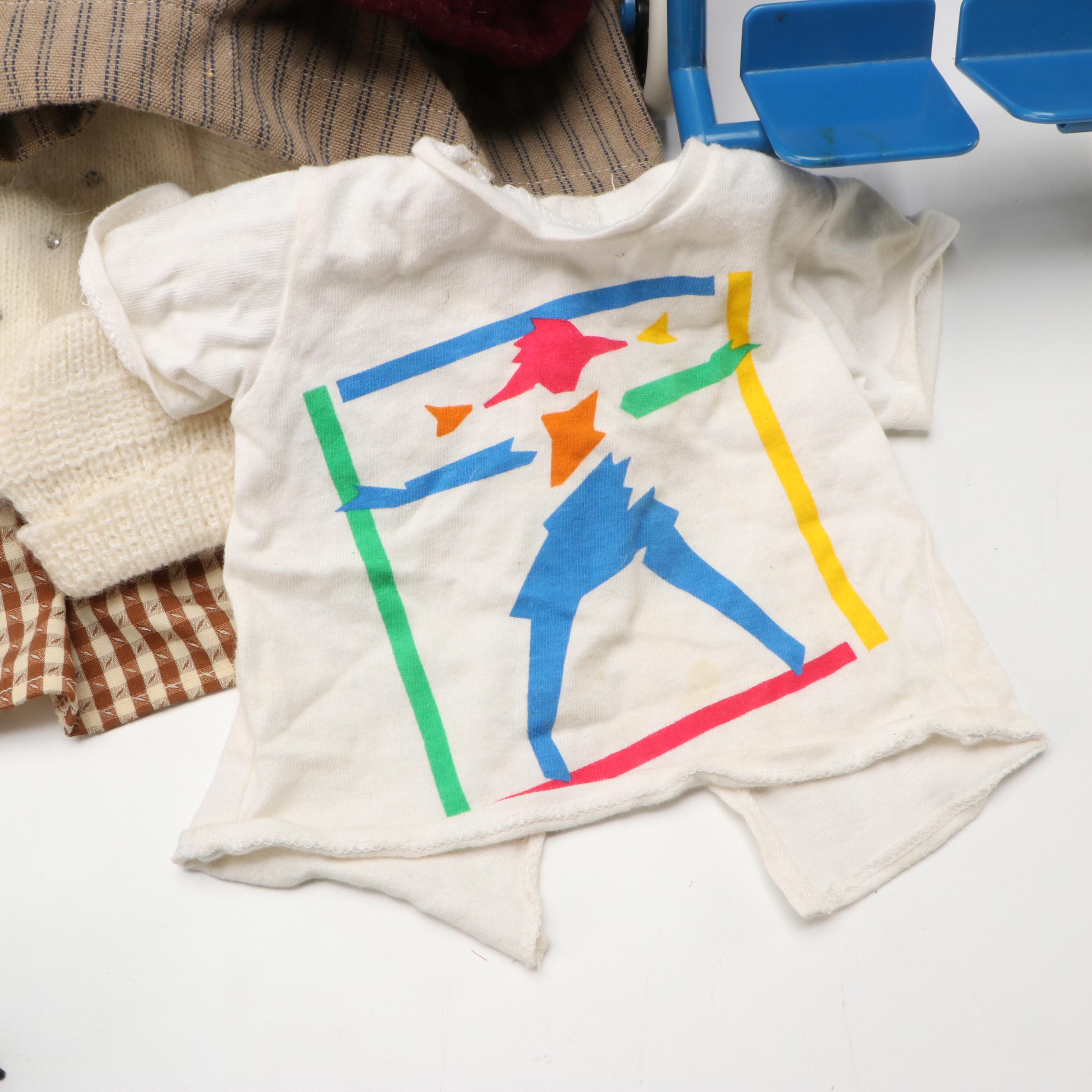 American Girl "Samantha" Doll with Metal Bed and Other Accessories