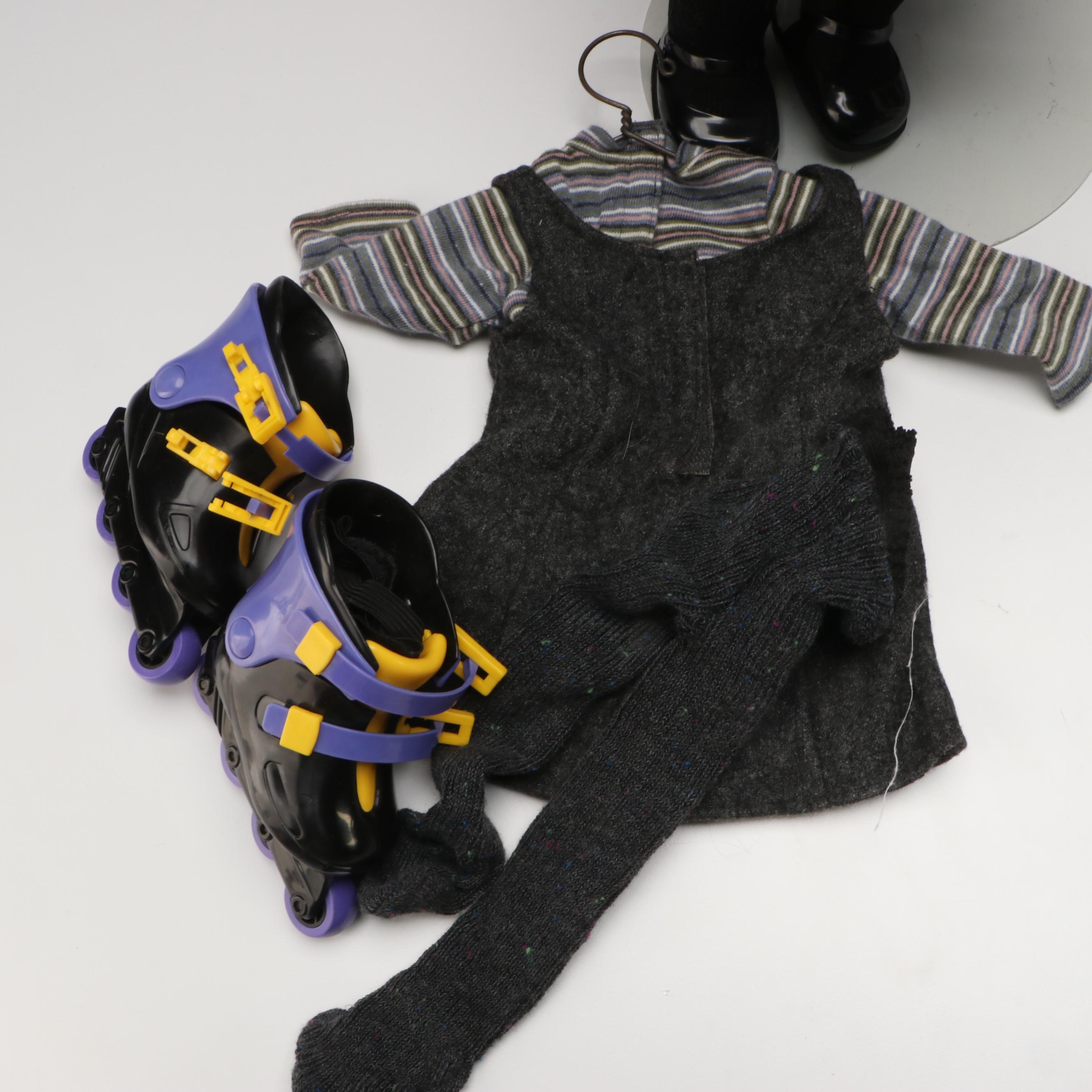 American Girl "Samantha" Doll with Metal Bed and Other Accessories