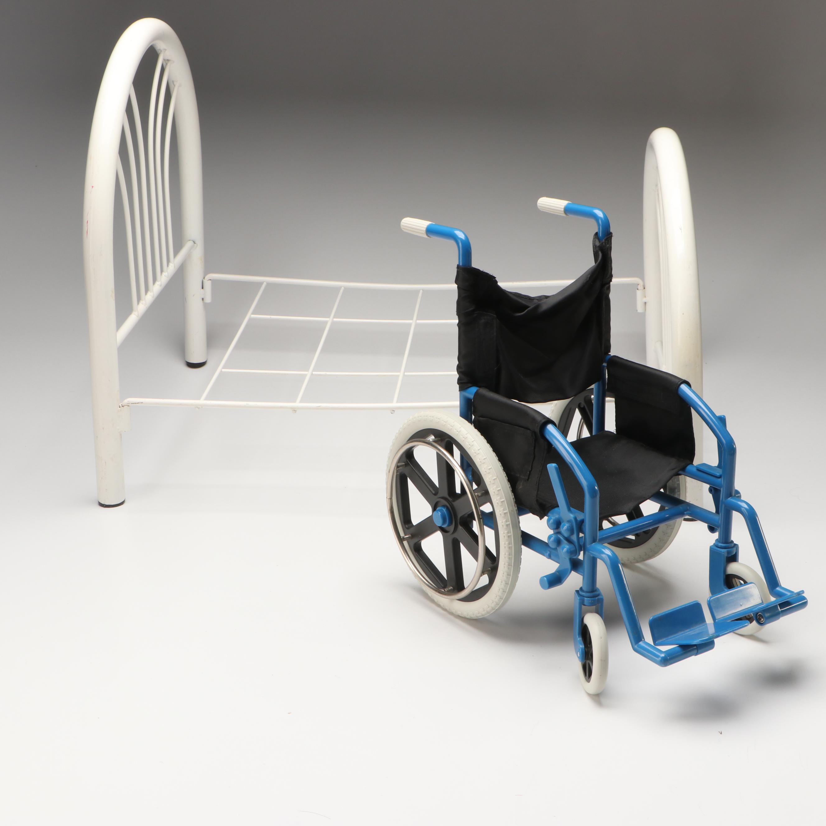 American Girl "Samantha" Doll with Metal Bed and Other Accessories