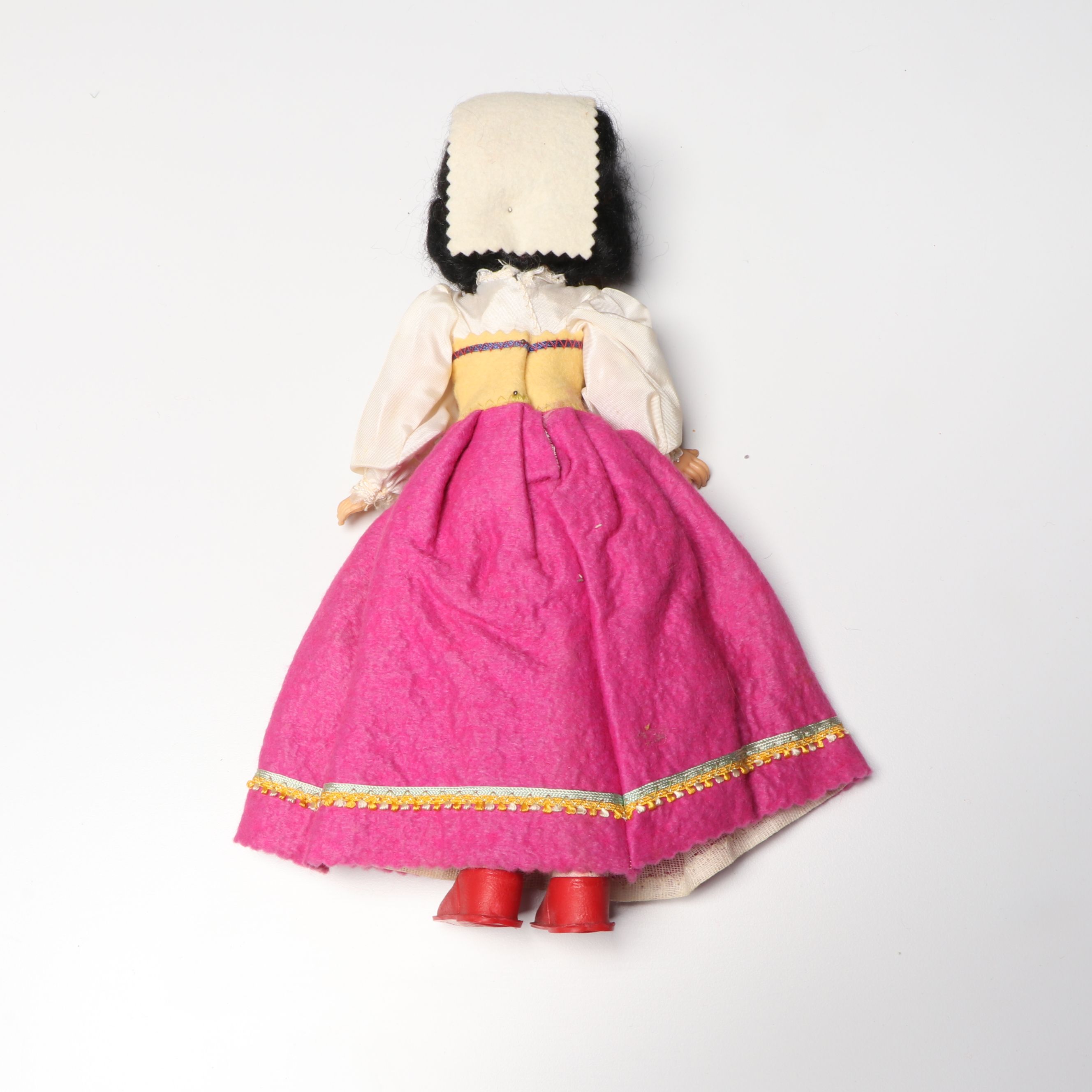 Baitz Austrian Papier-Mâché Doll with Italian and Other Hand-Painted Dolls