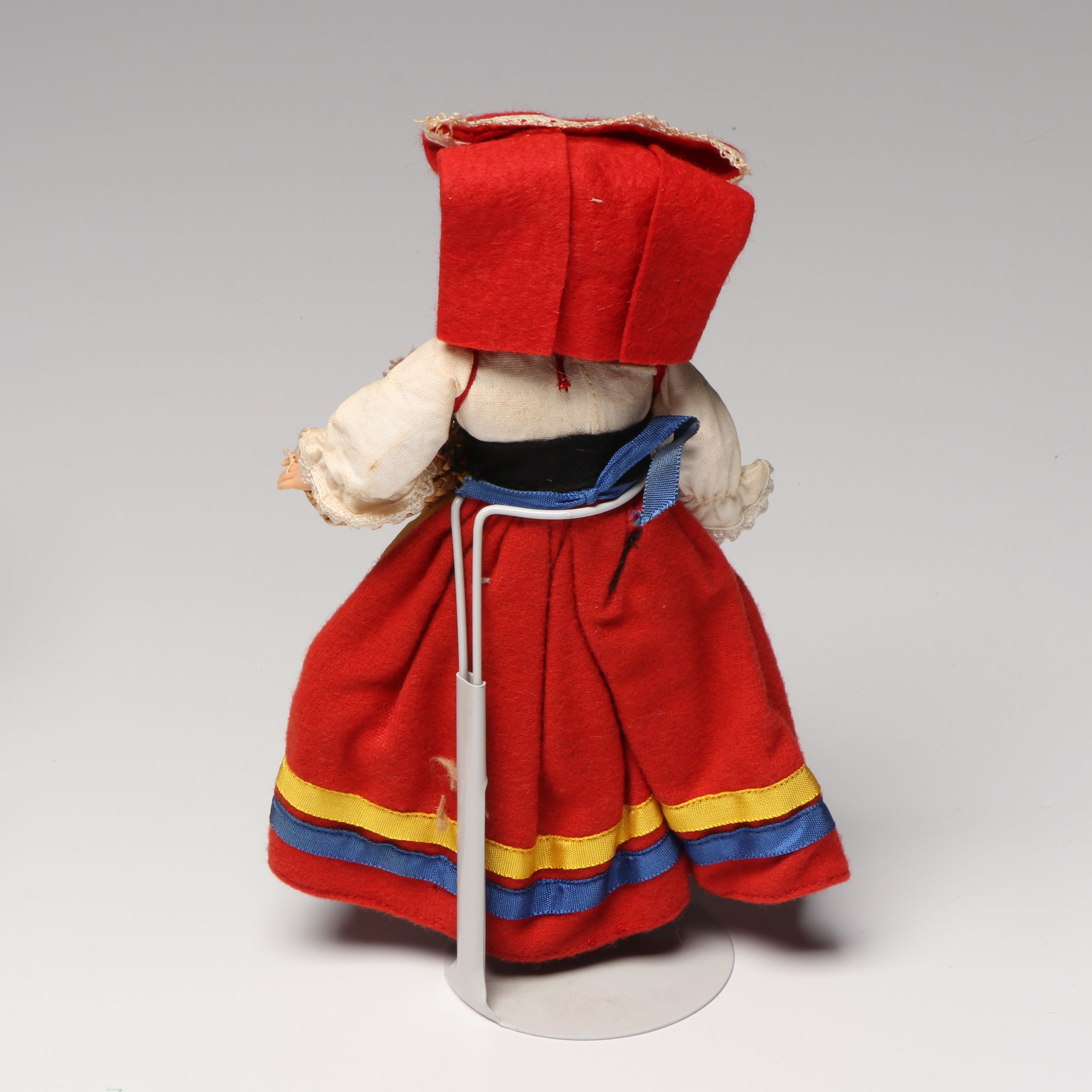 Baitz Austrian Papier-Mâché Doll with Italian and Other Hand-Painted Dolls