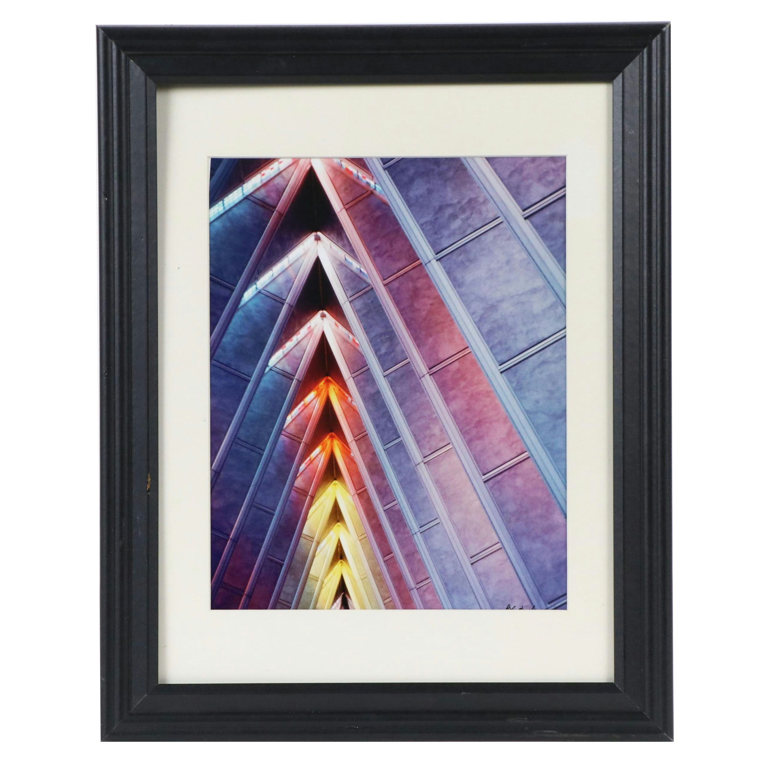 Chromogenic Photograph of United States Air Force Academy Cadet Chapel