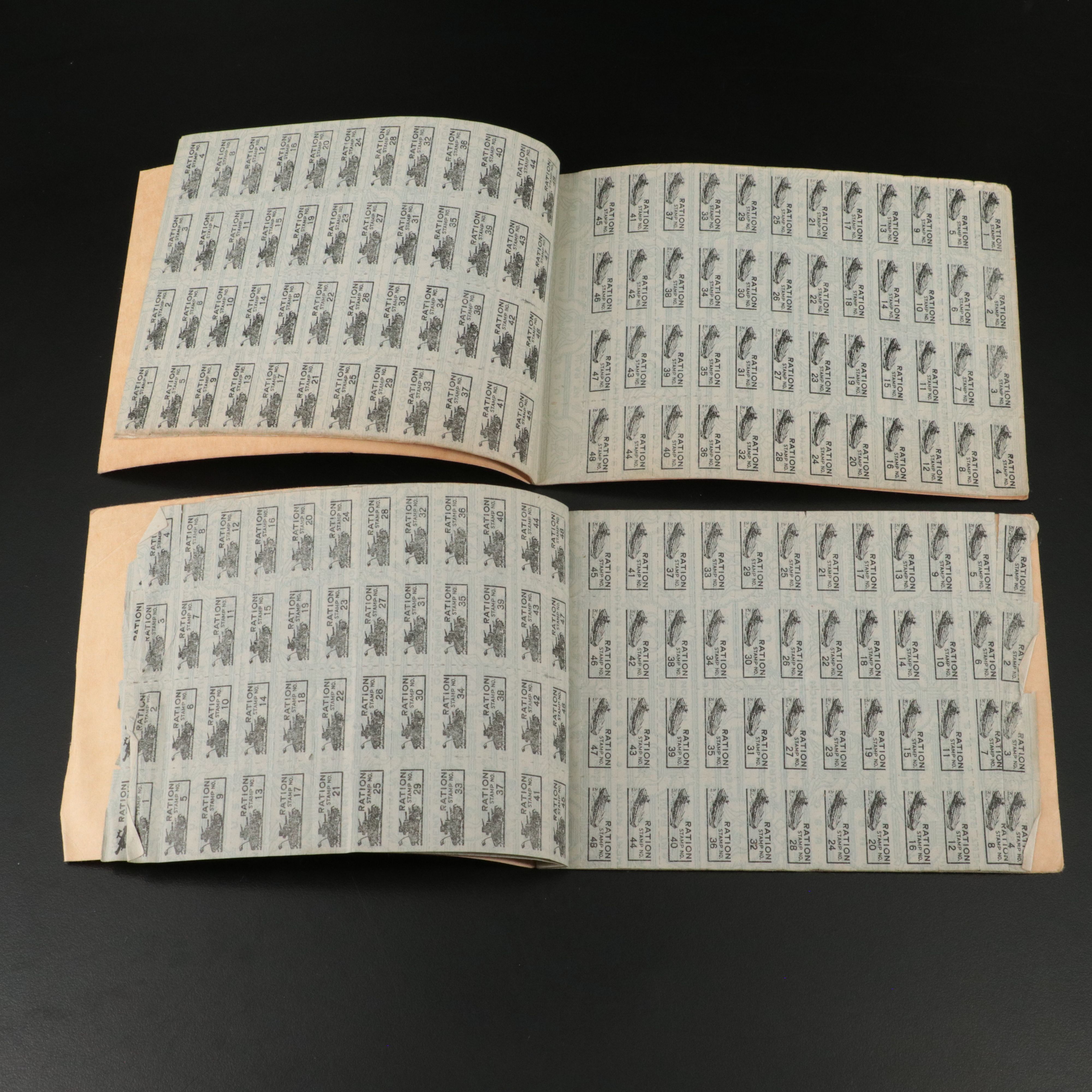Collection of WW2 Ration Book with Stamps