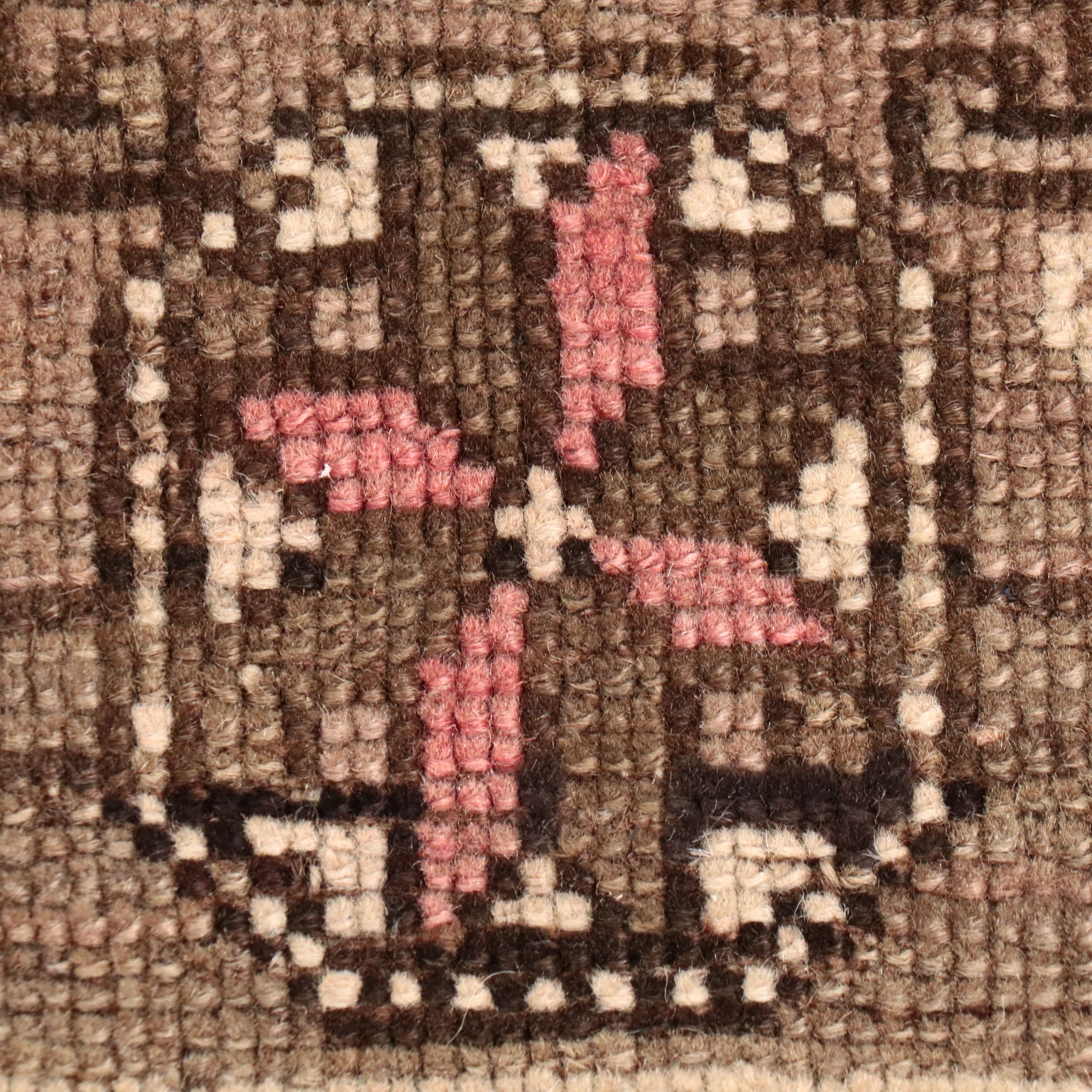 3'9 x 5'8 Hand-Knotted Turkish Khotan Area Rug