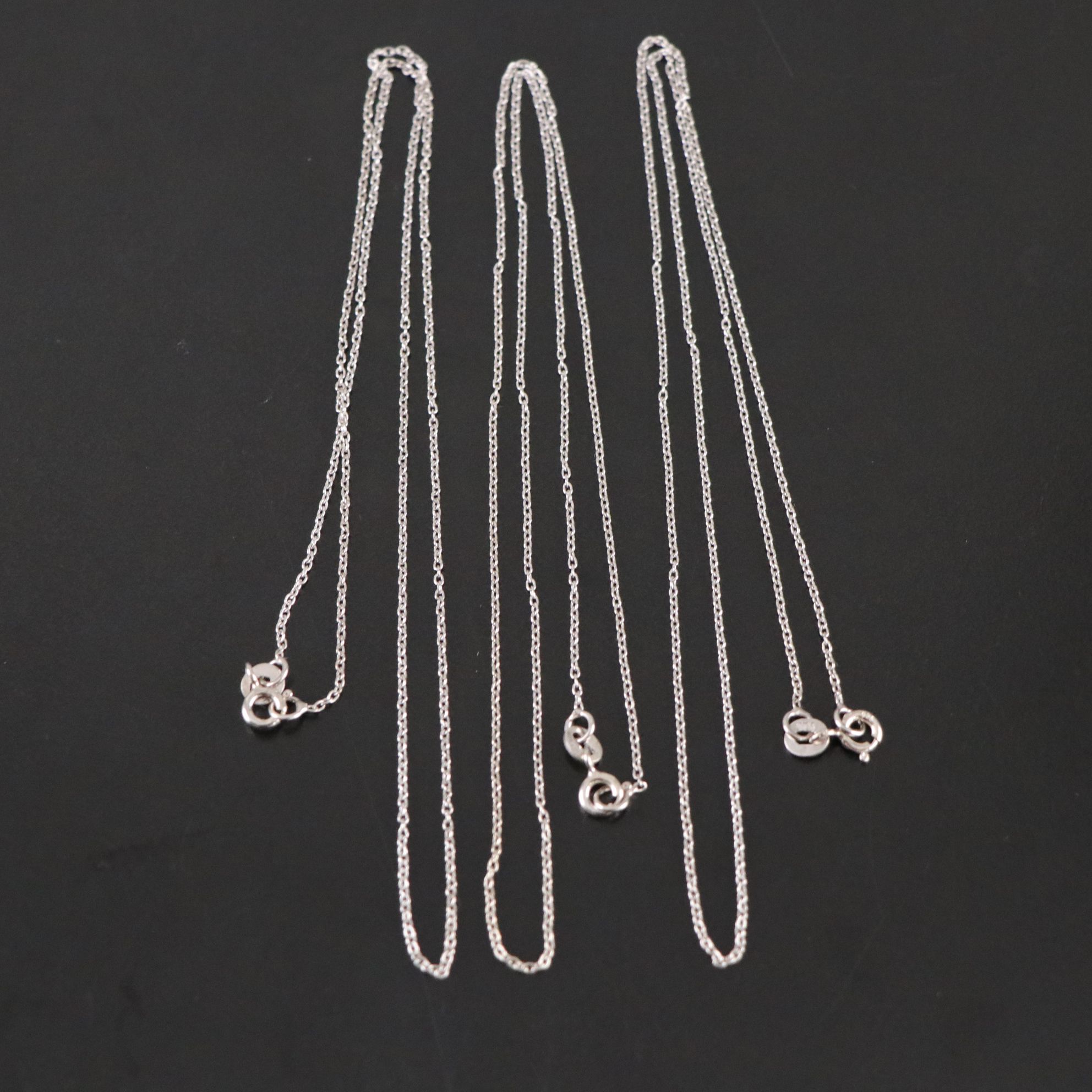 14 Assorted Sterling Silver Rings, Necklaces and Earrings