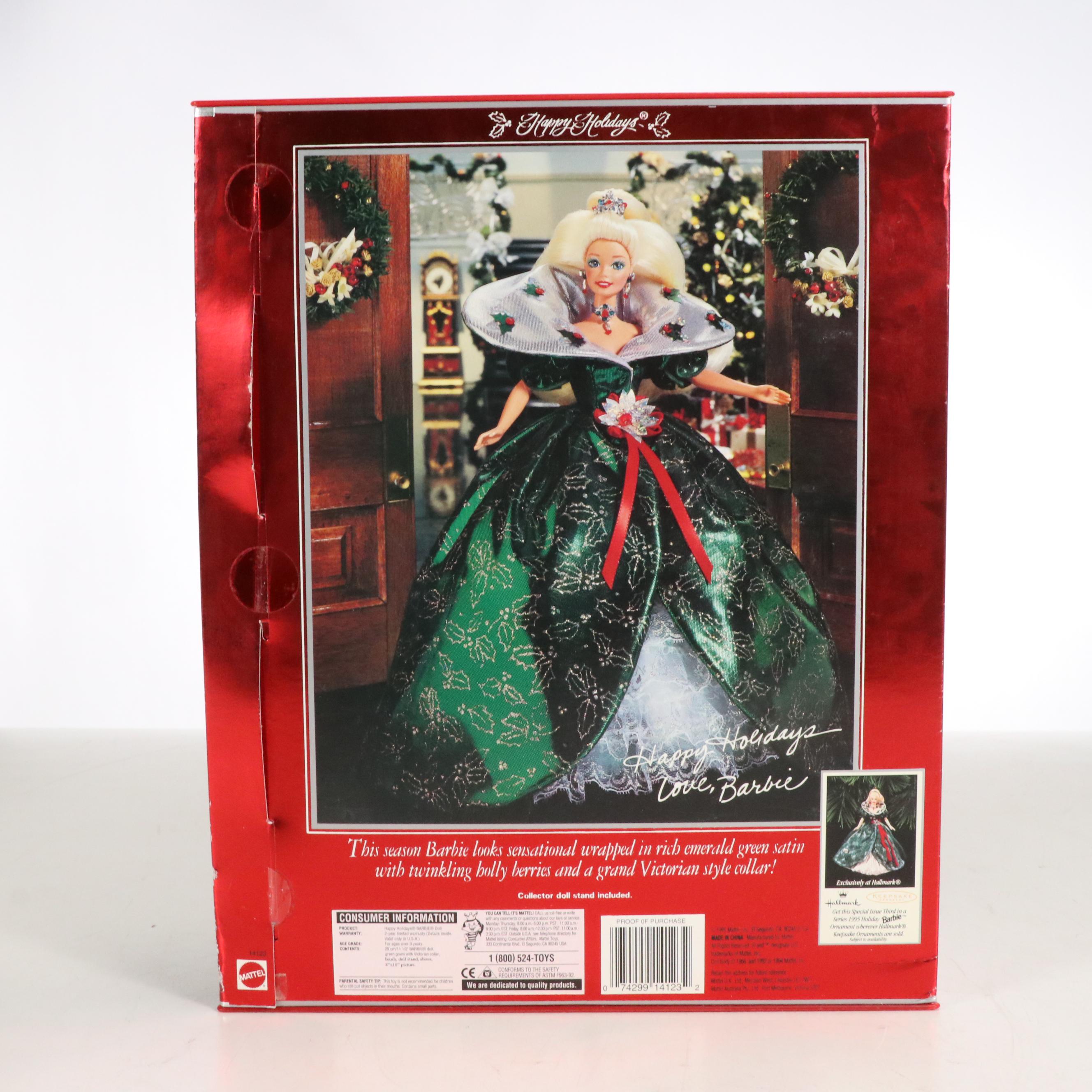 Barbie "Winter Velvet" with "Happy Holidays" Dolls