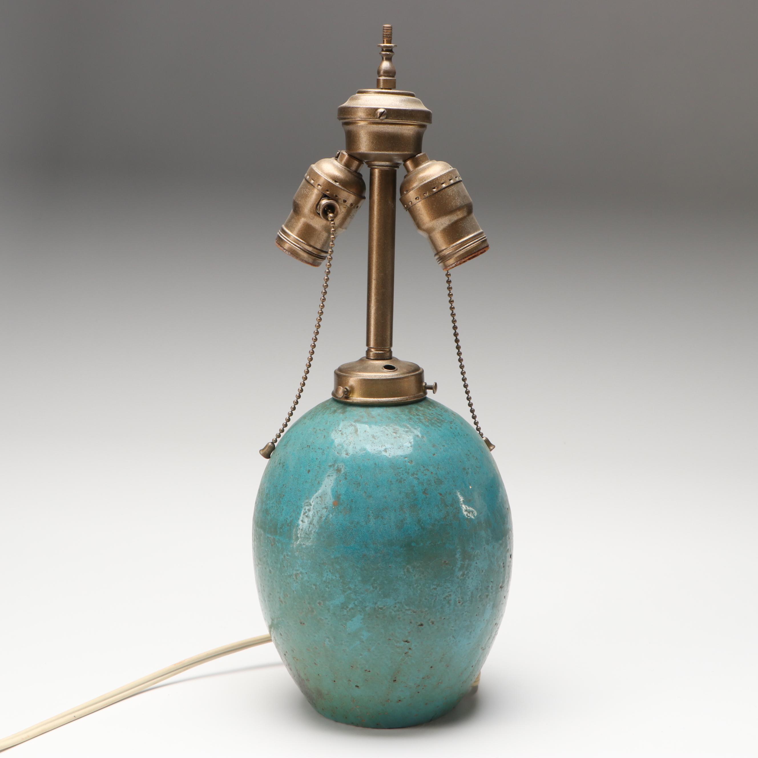 Lutz Ceramic Urn Table Lamp