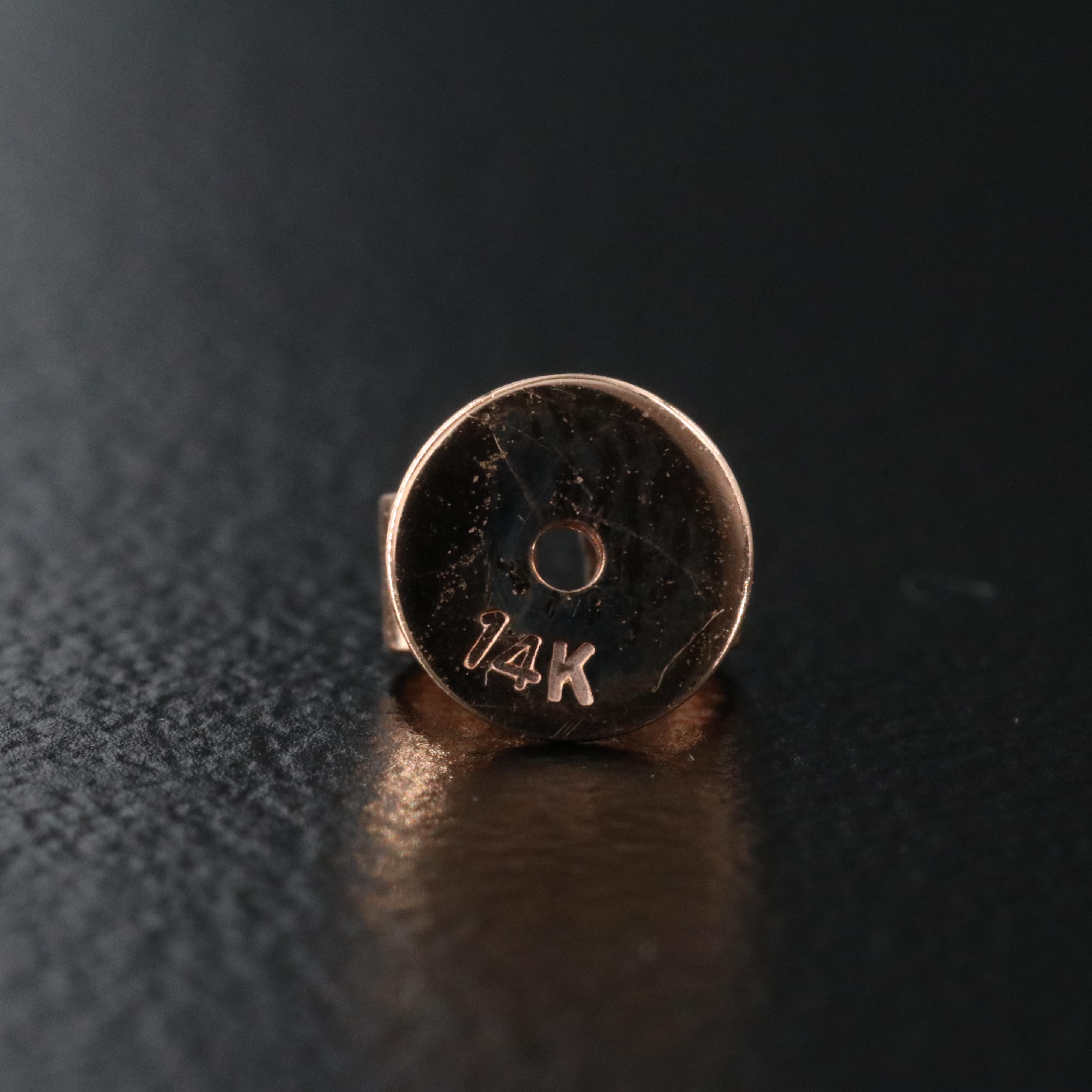 14K Rose Gold 1.00 CTW Lab Grown Diamond Stud Earrings with Online IGI Reports